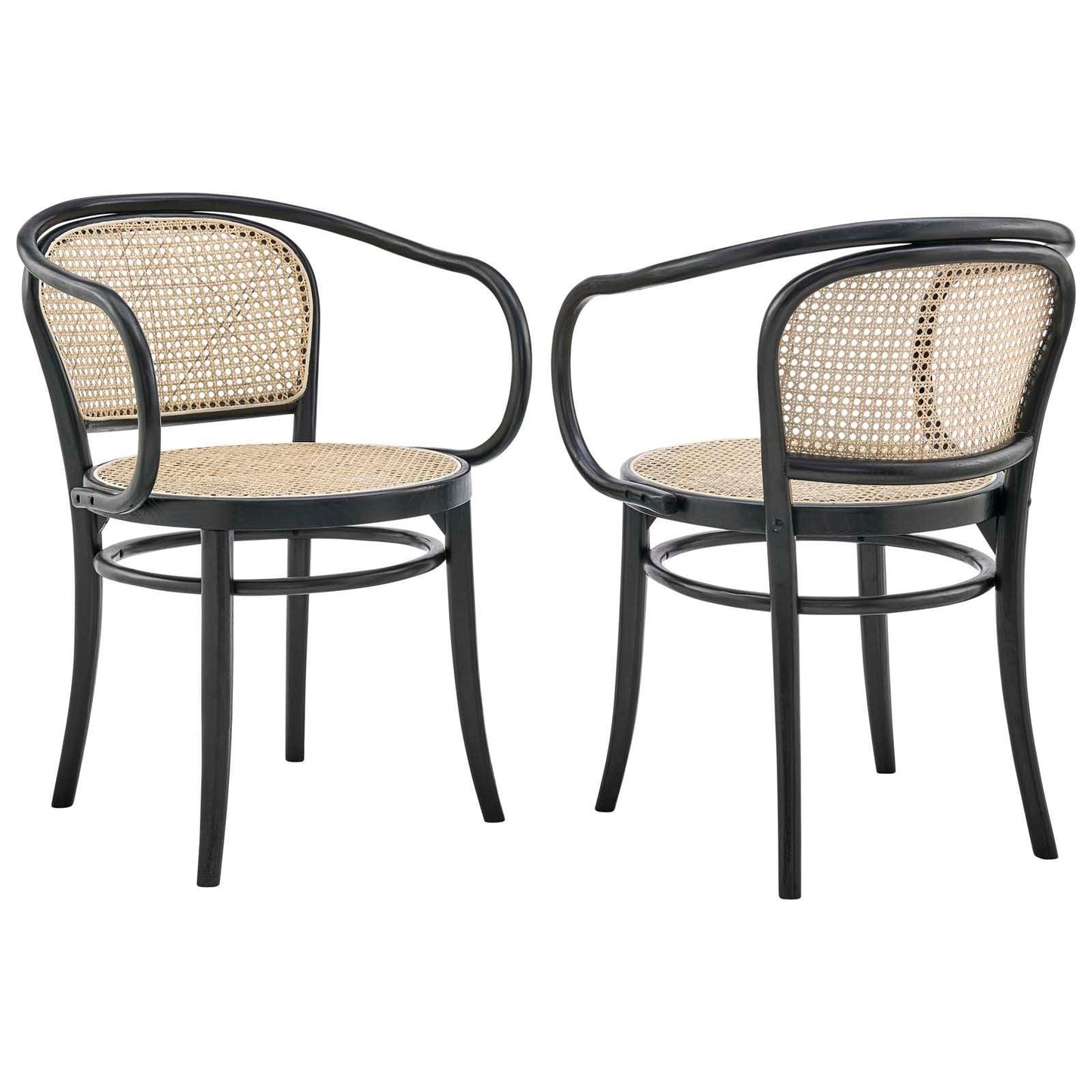 Modway Oliana Wood Dining Armchair Set of 2 FredCo
