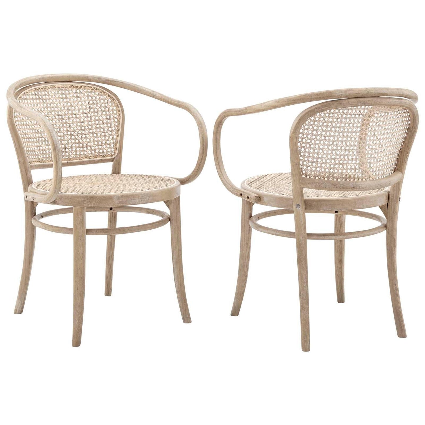 Modway Oliana Wood Dining Armchair Set of 2 FredCo
