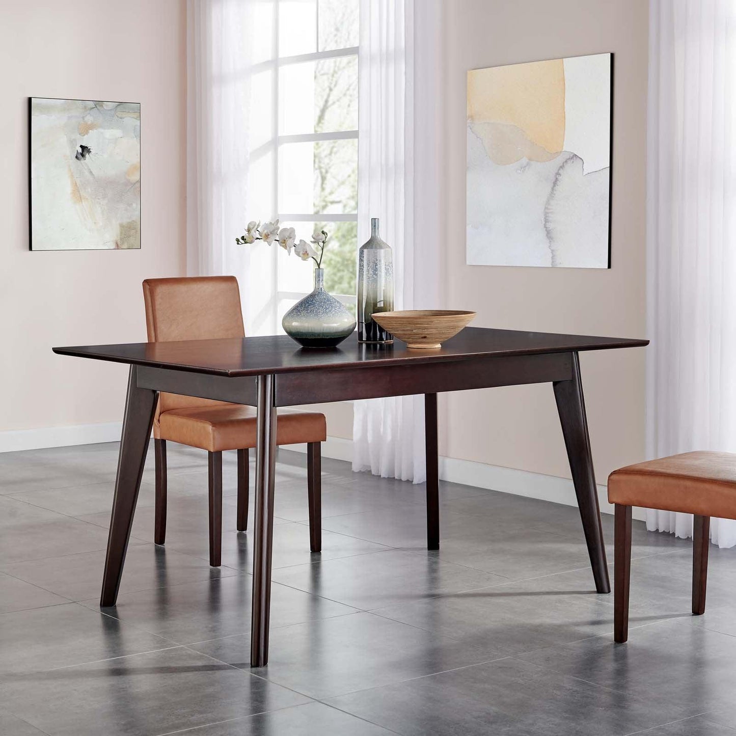 Modway Oracle 59" Rectangle Dining Table FredCo