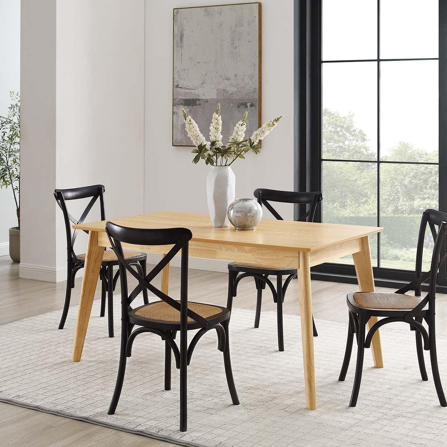 Modway Oracle 59" Rectangle Dining Table, EEI-3747 FredCo