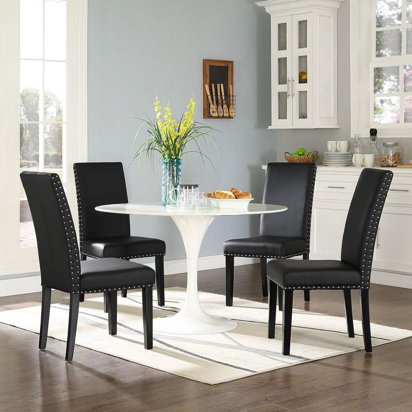 Modway Parcel Dining Faux Leather Side Chair FredCo