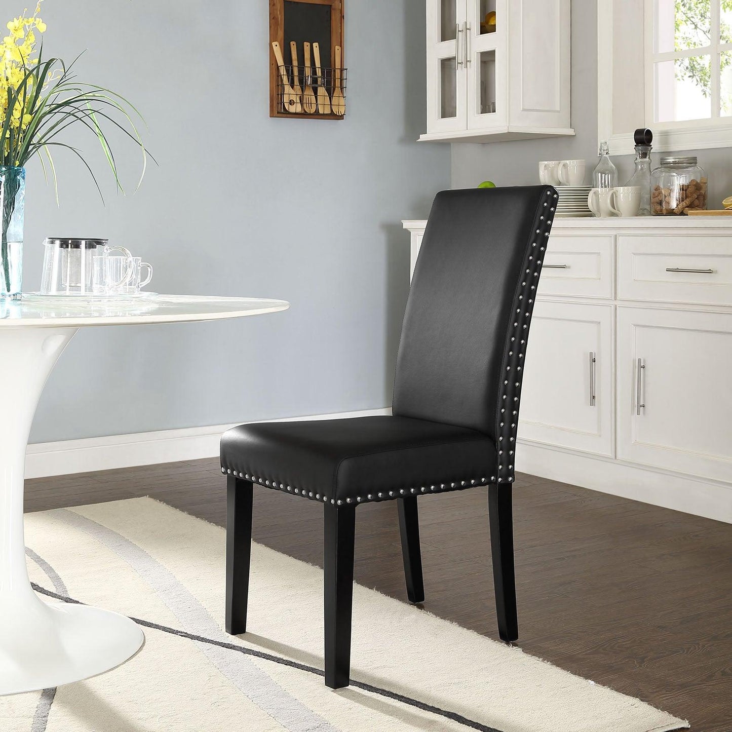 Modway Parcel Dining Faux Leather Side Chair FredCo