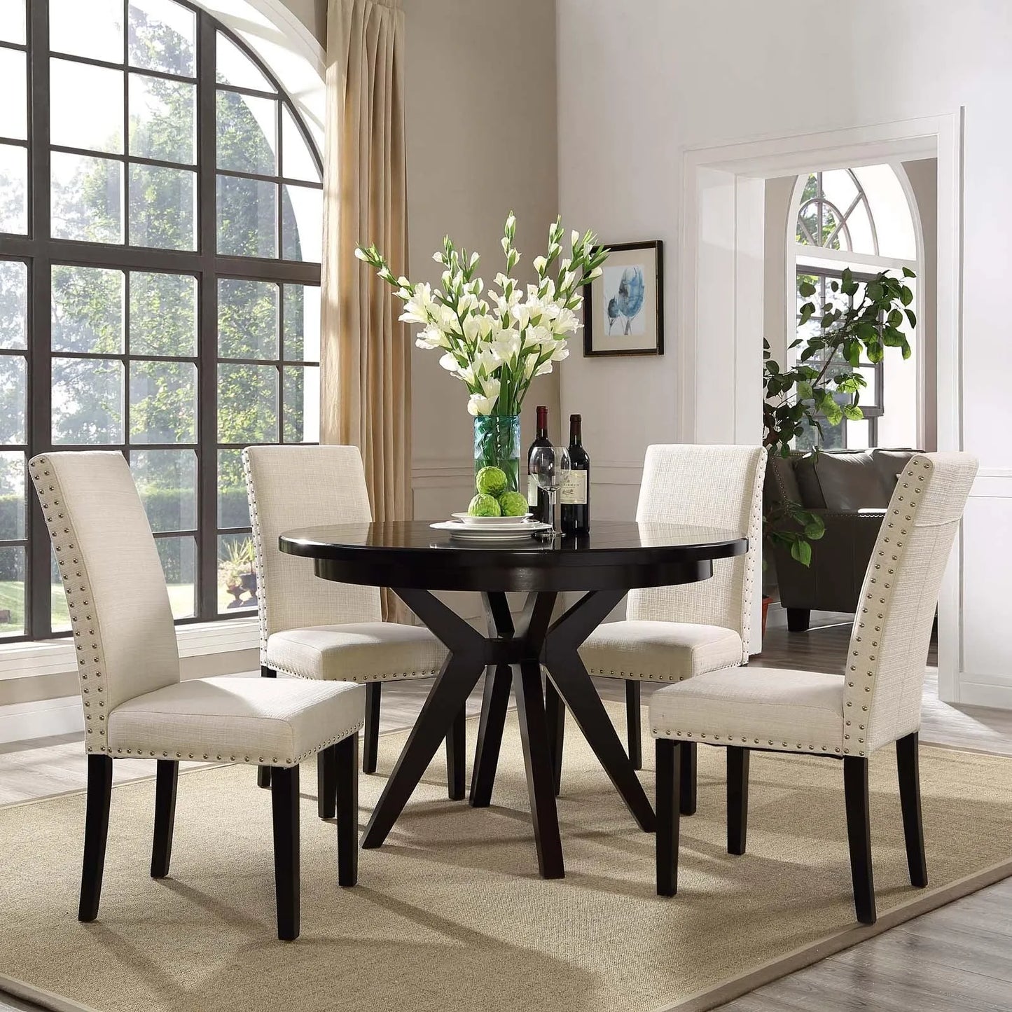 Modway Parcel Dining Side Chair Fabric Set of 4 FredCo