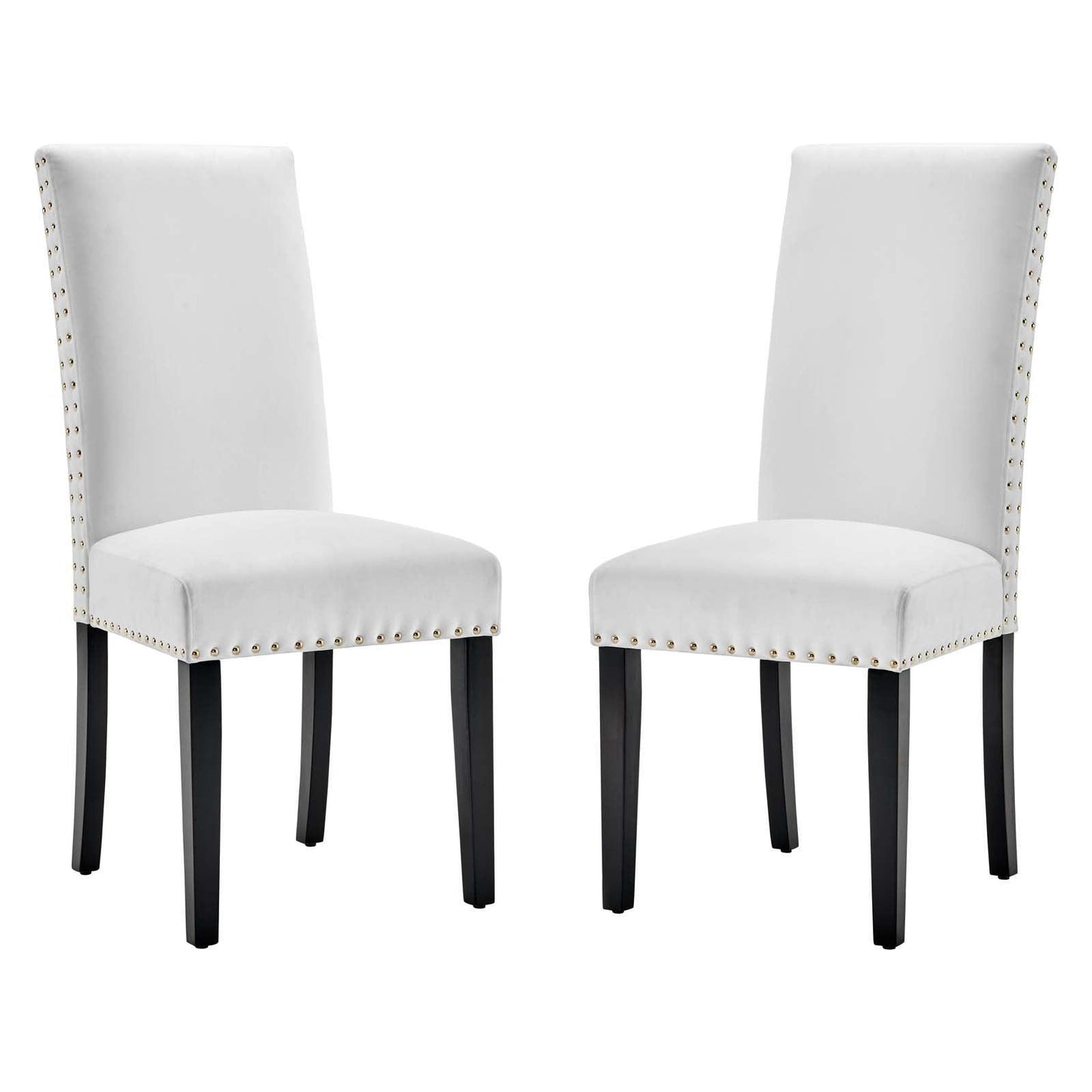 Modway Parcel Performance Velvet Dining Side Chairs - Set of 2 FredCo