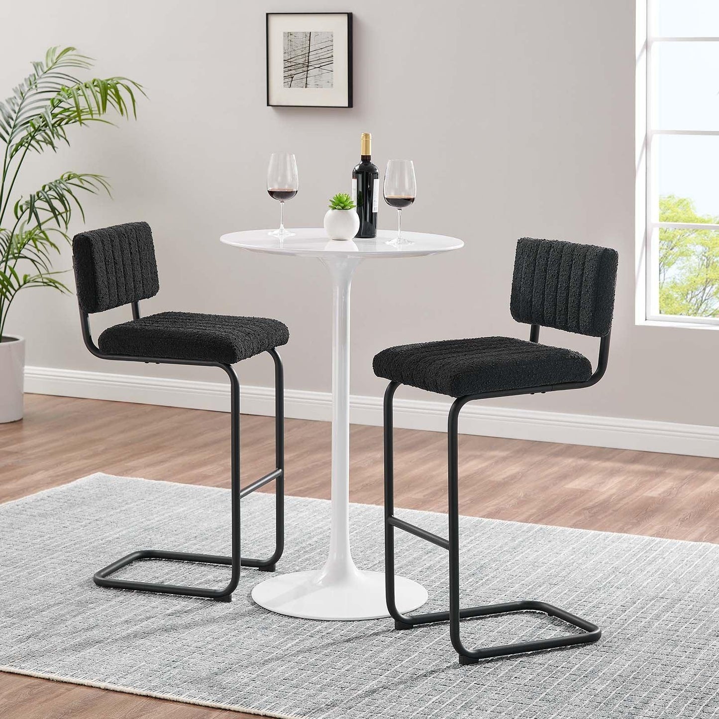 Modway Parity Boucle Bar Stools - Set of 2 FredCo