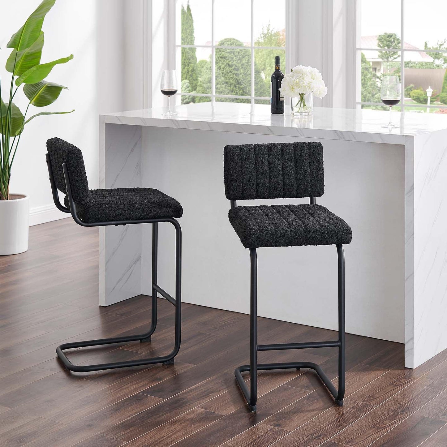 Modway Parity Boucle Counter Stools - Set of 2 FredCo