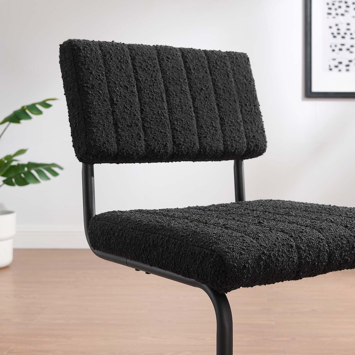 Modway Parity Boucle Dining Side Chairs - Set of 2 FredCo