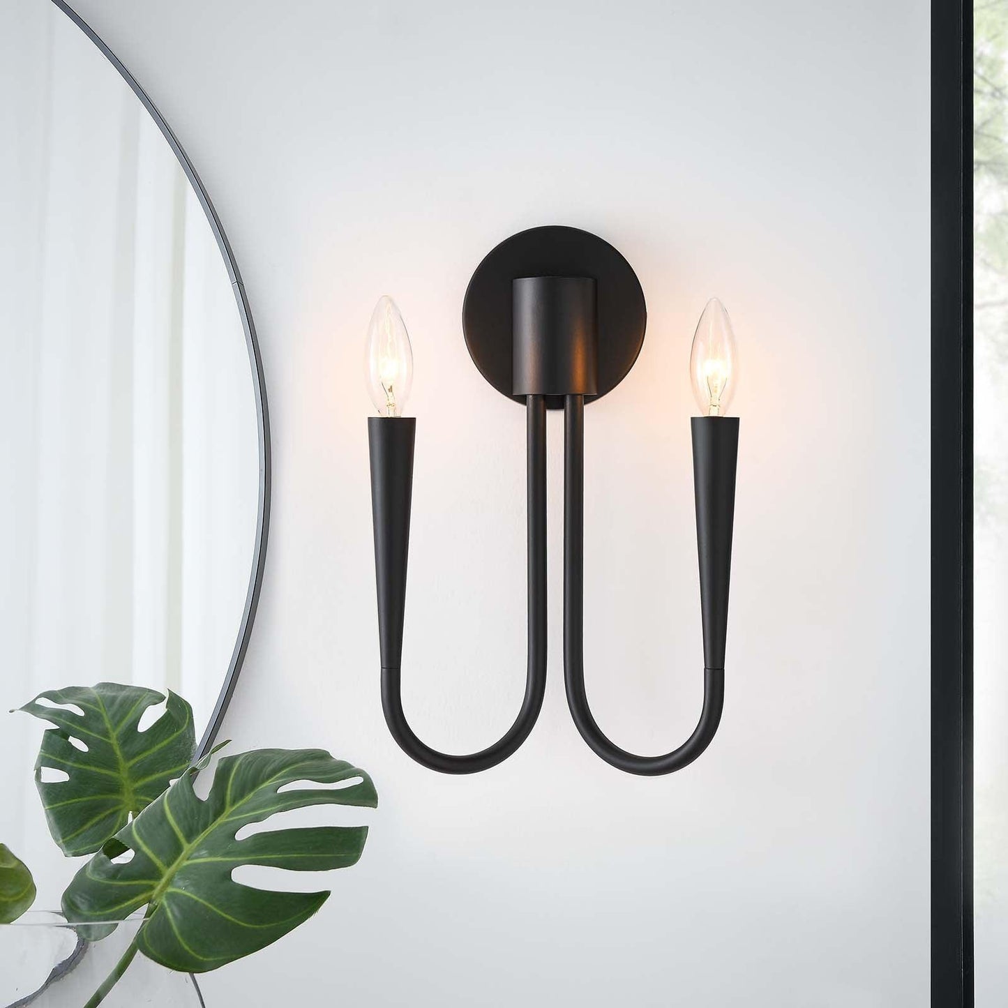 Modway Penrose 2-Light Wall Sconce FredCo