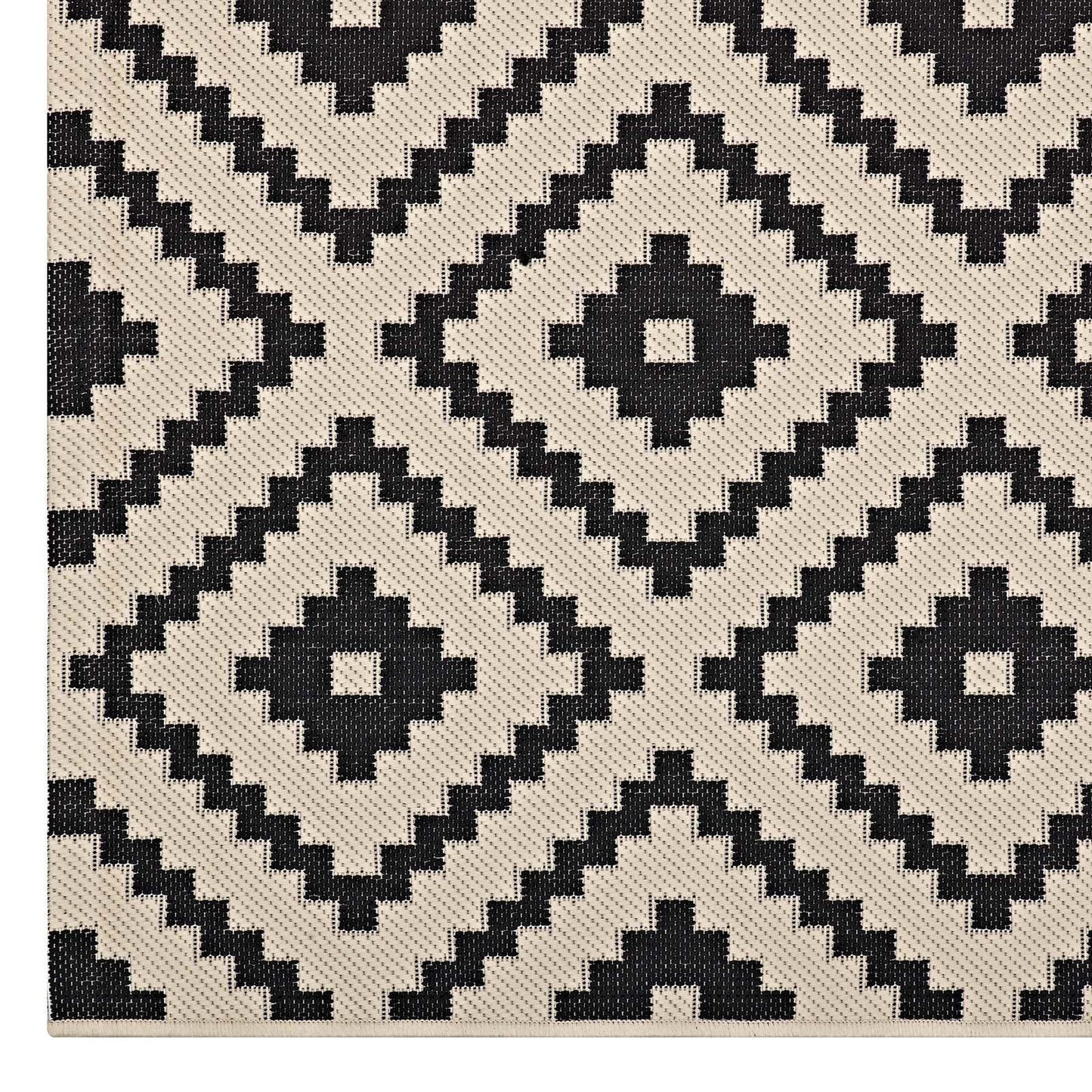 Modway Perplex Geometric Diamond Trellis Indoor and Outdoor Area Rug FredCo