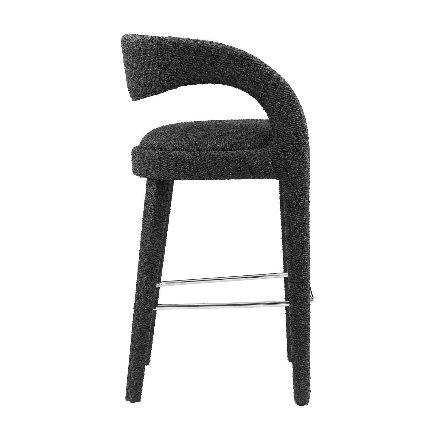 Modway Pinnacle Boucle Upholstered Bar Stool Set of Two, EEI-6568 FredCo