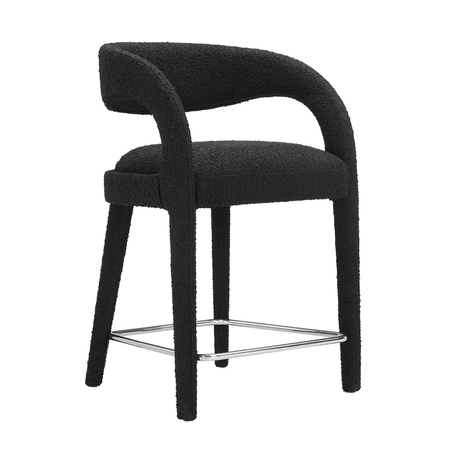 Modway Pinnacle Boucle Upholstered Counter Stool Set of Two, EEI-6565 FredCo
