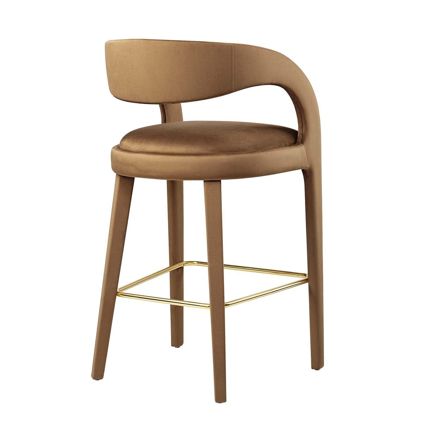 Modway Pinnacle Performance Velvet Bar Stool Set of Two, EEI-6569 FredCo