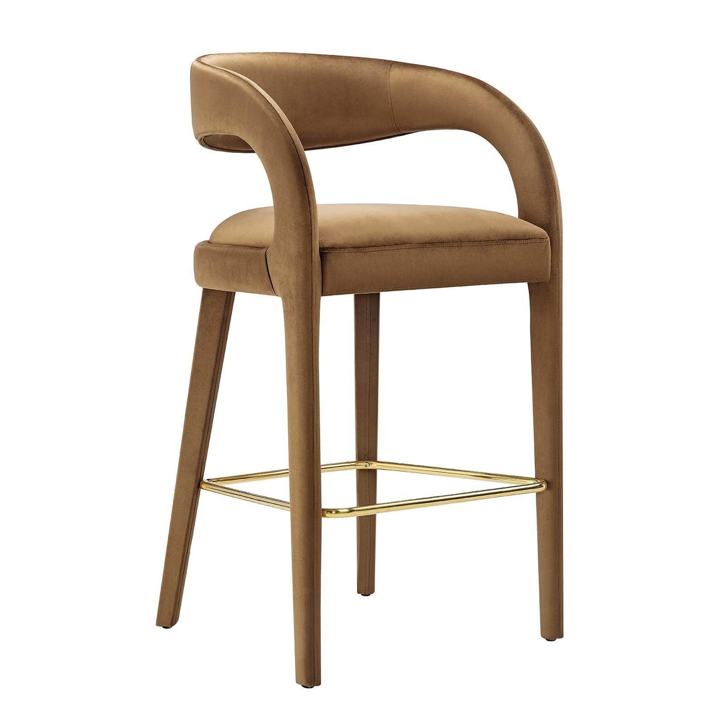 Modway Pinnacle Performance Velvet Bar Stool Set of Two, EEI-6569 FredCo