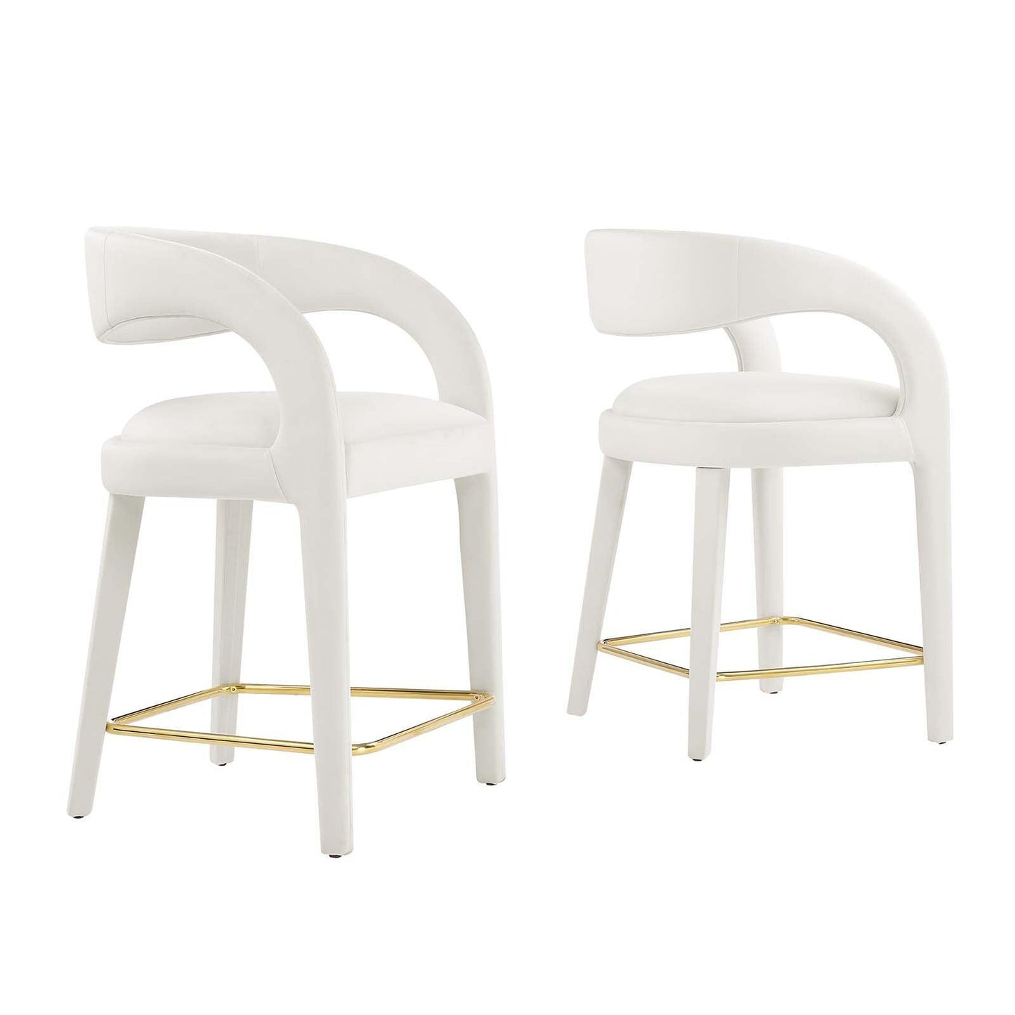 Modway Pinnacle Performance Velvet Counter Stool Set of Two, EEI-6566 FredCo
