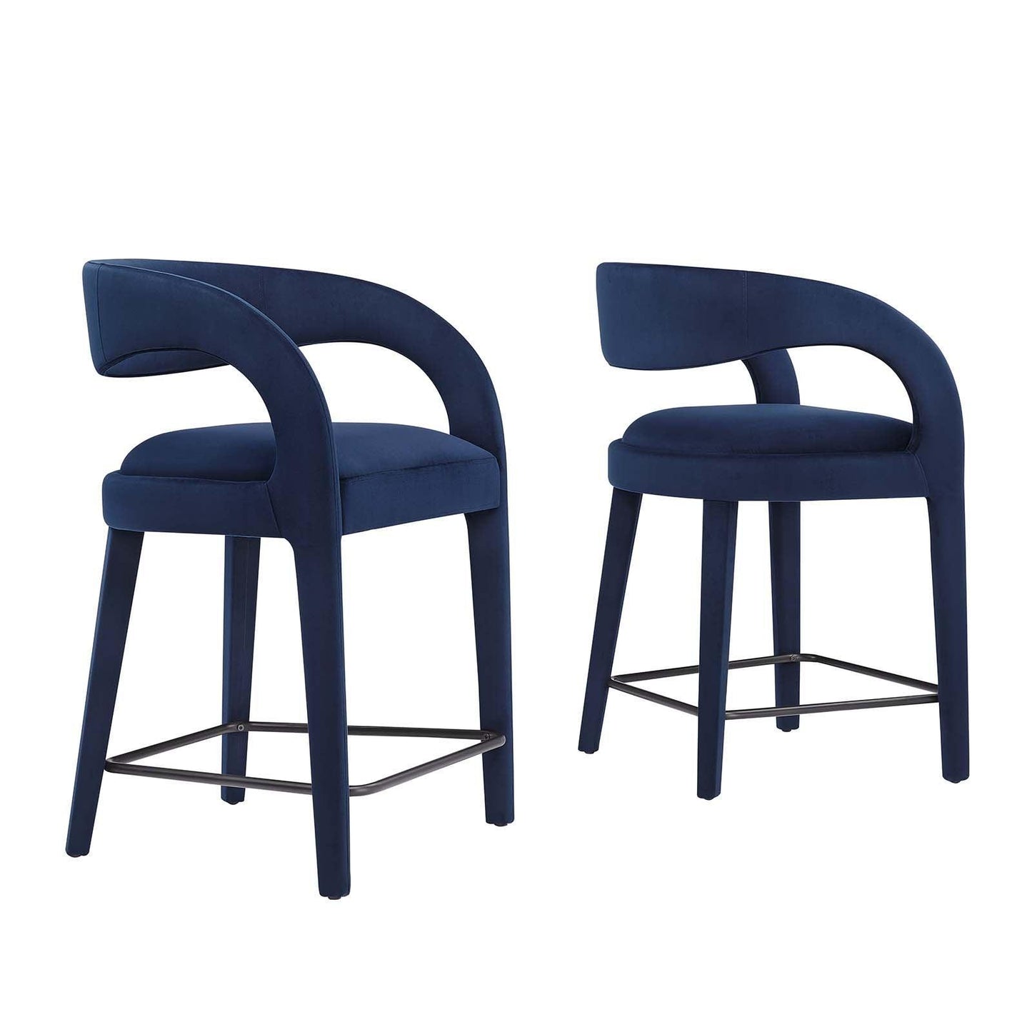 Modway Pinnacle Performance Velvet Counter Stool Set of Two, EEI-6566 FredCo