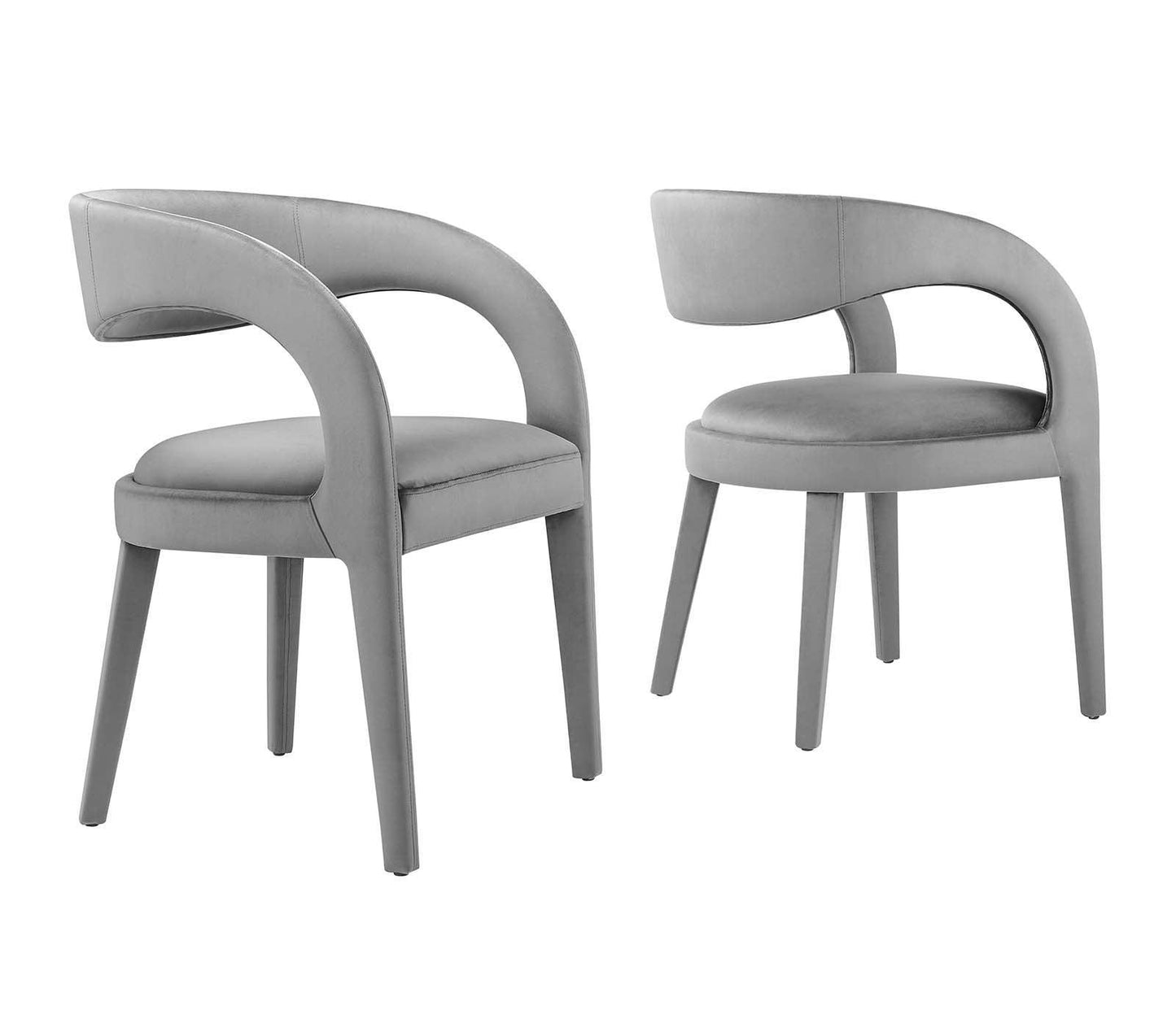 Modway Pinnacle Performance Velvet Dining Chair Set of Two, EEI-6563 FredCo