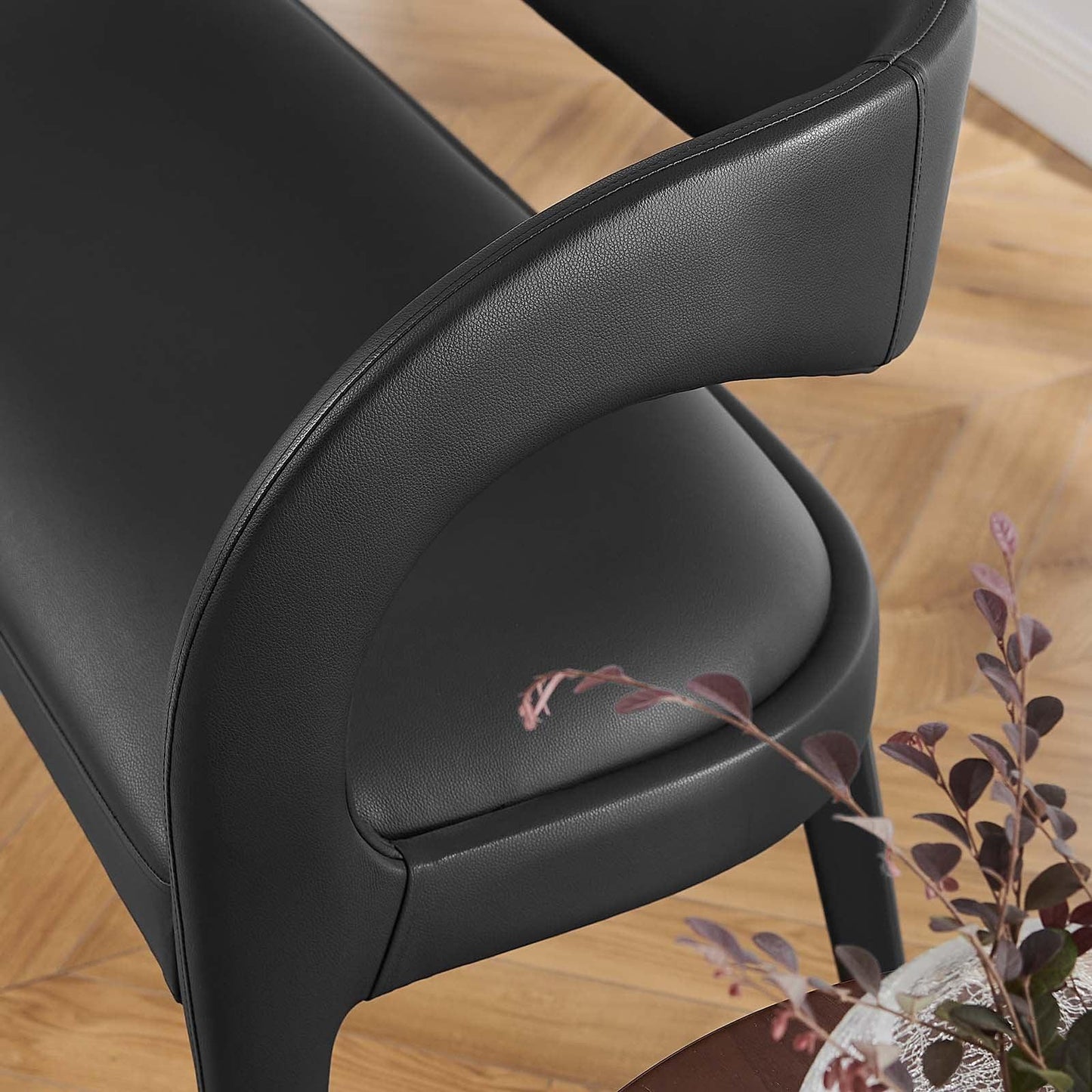 Modway Pinnacle Vegan Leather Accent Bench, EEI-6570 FredCo