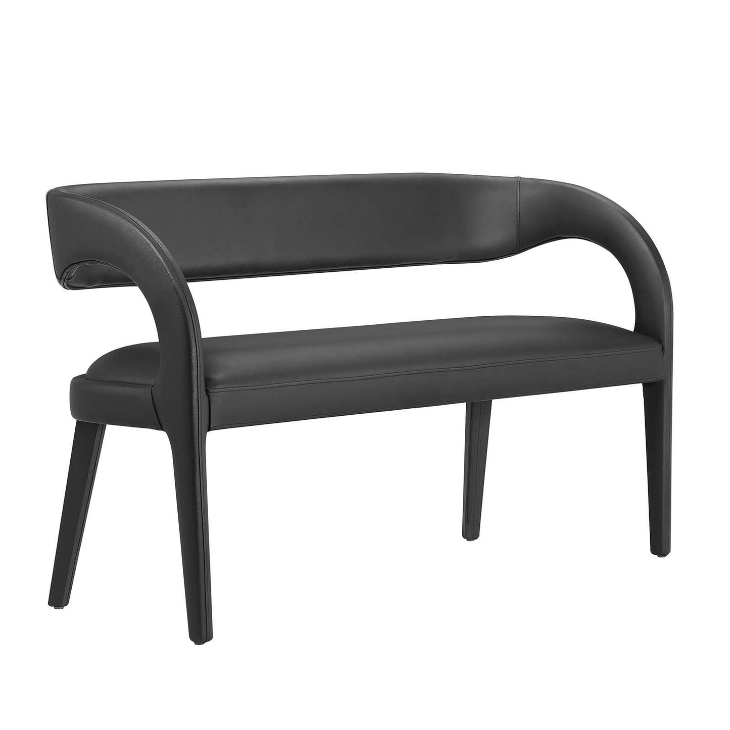 Modway Pinnacle Vegan Leather Accent Bench, EEI-6570 FredCo