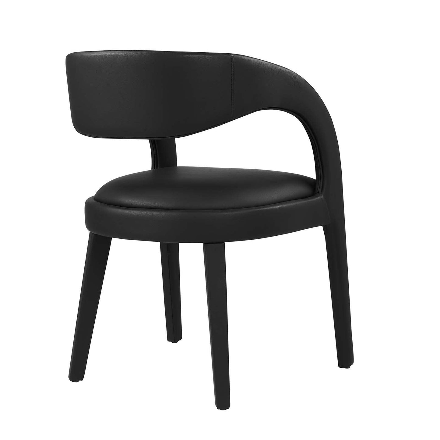 Modway Pinnacle Vegan Leather Dining Chair Set of Two, EEI-6561 FredCo