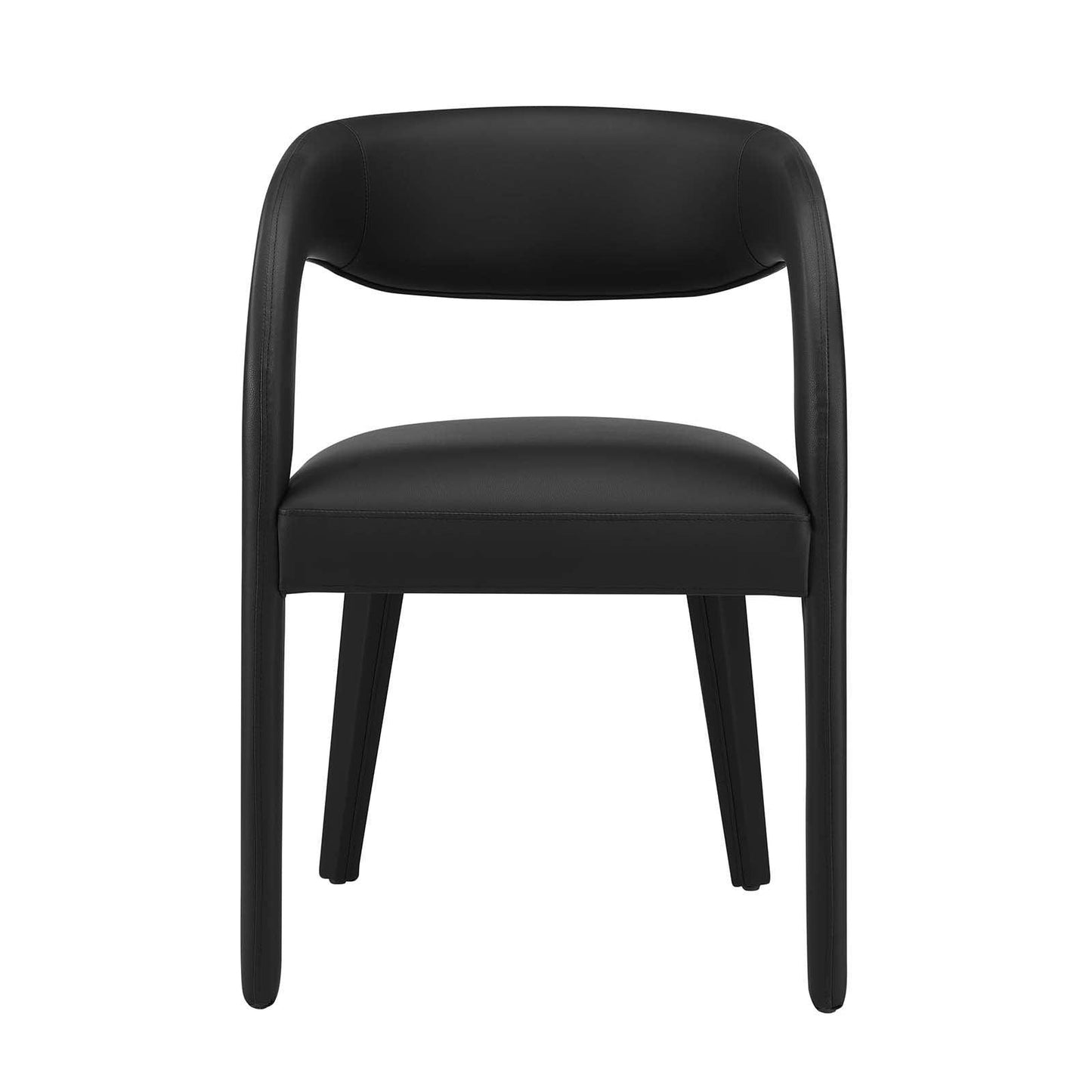 Modway Pinnacle Vegan Leather Dining Chair Set of Two, EEI-6561 FredCo