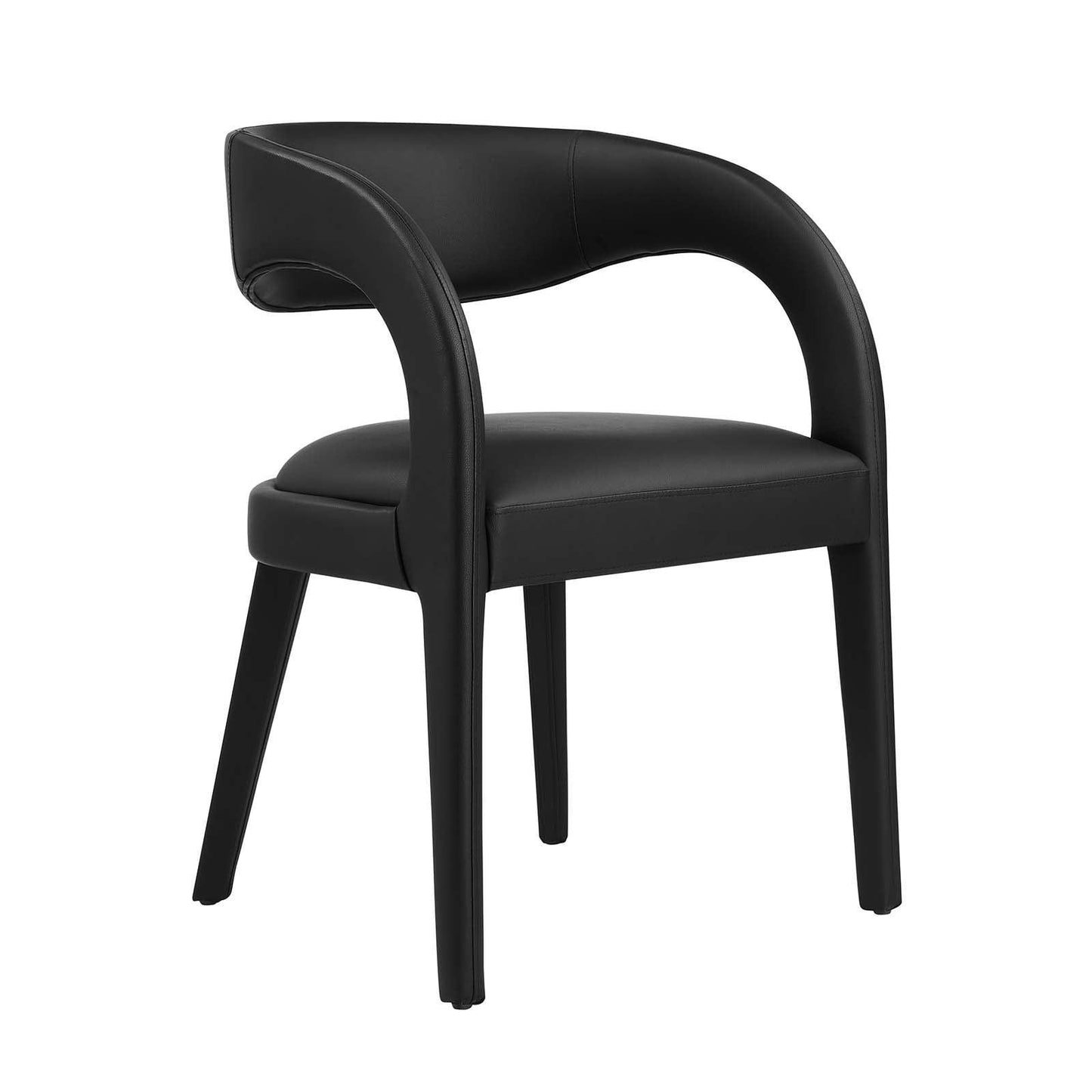 Modway Pinnacle Vegan Leather Dining Chair Set of Two, EEI-6561 FredCo