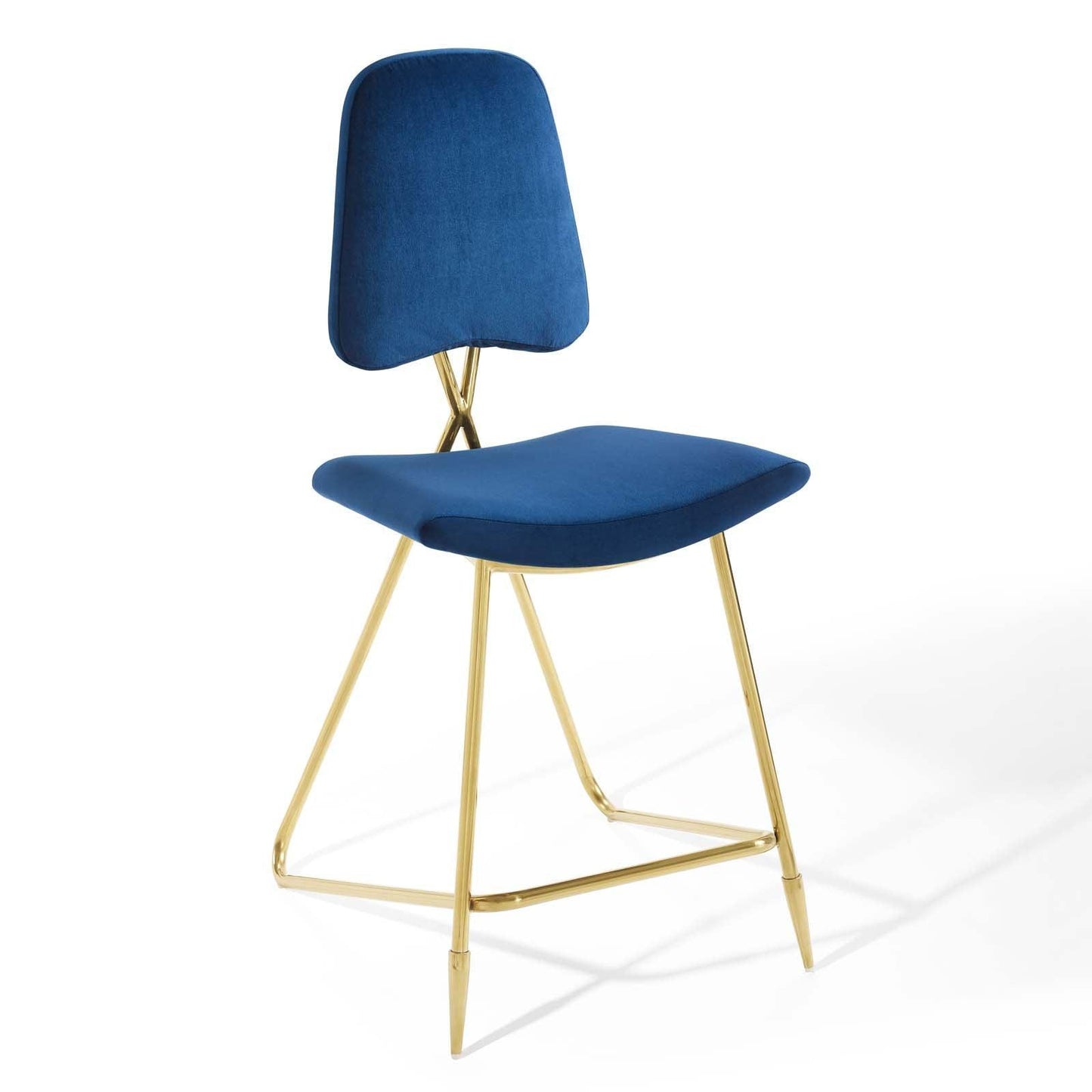 Modway Ponder Performance Velvet Counter Stool FredCo