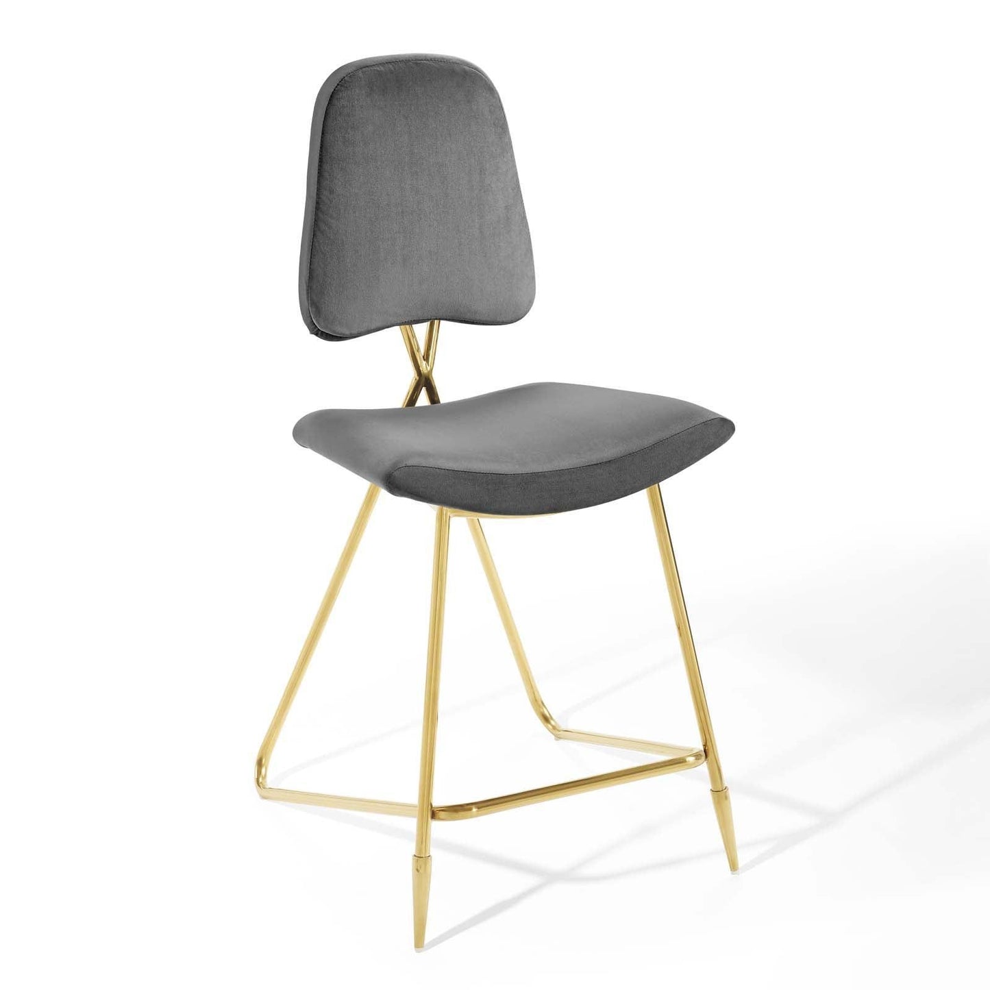 Modway Ponder Performance Velvet Counter Stool FredCo