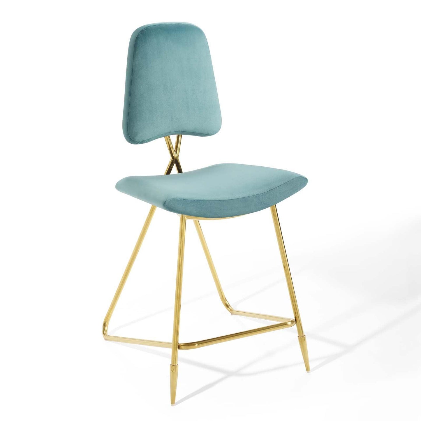 Modway Ponder Performance Velvet Counter Stool FredCo
