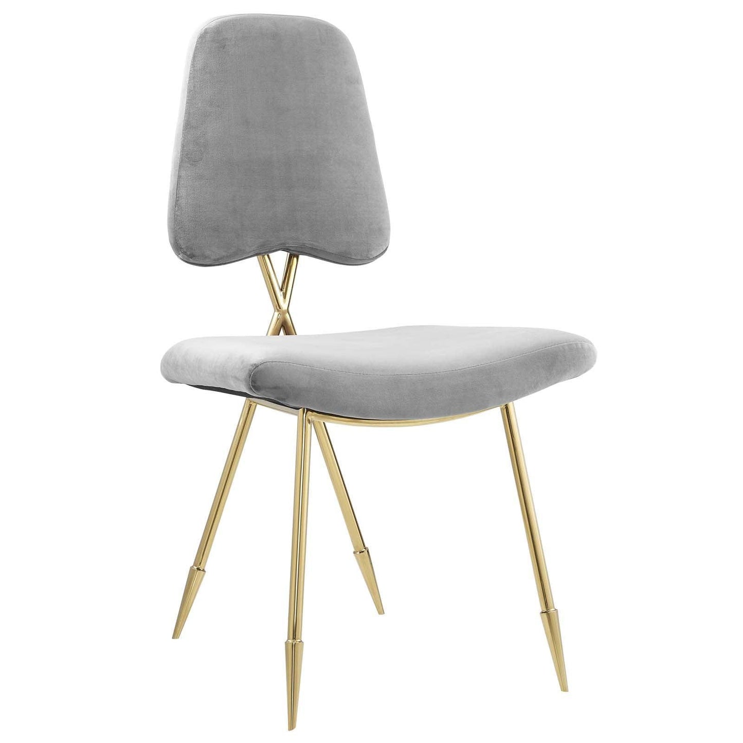 Modway Ponder Performance Velvet Dining Side Chair FredCo
