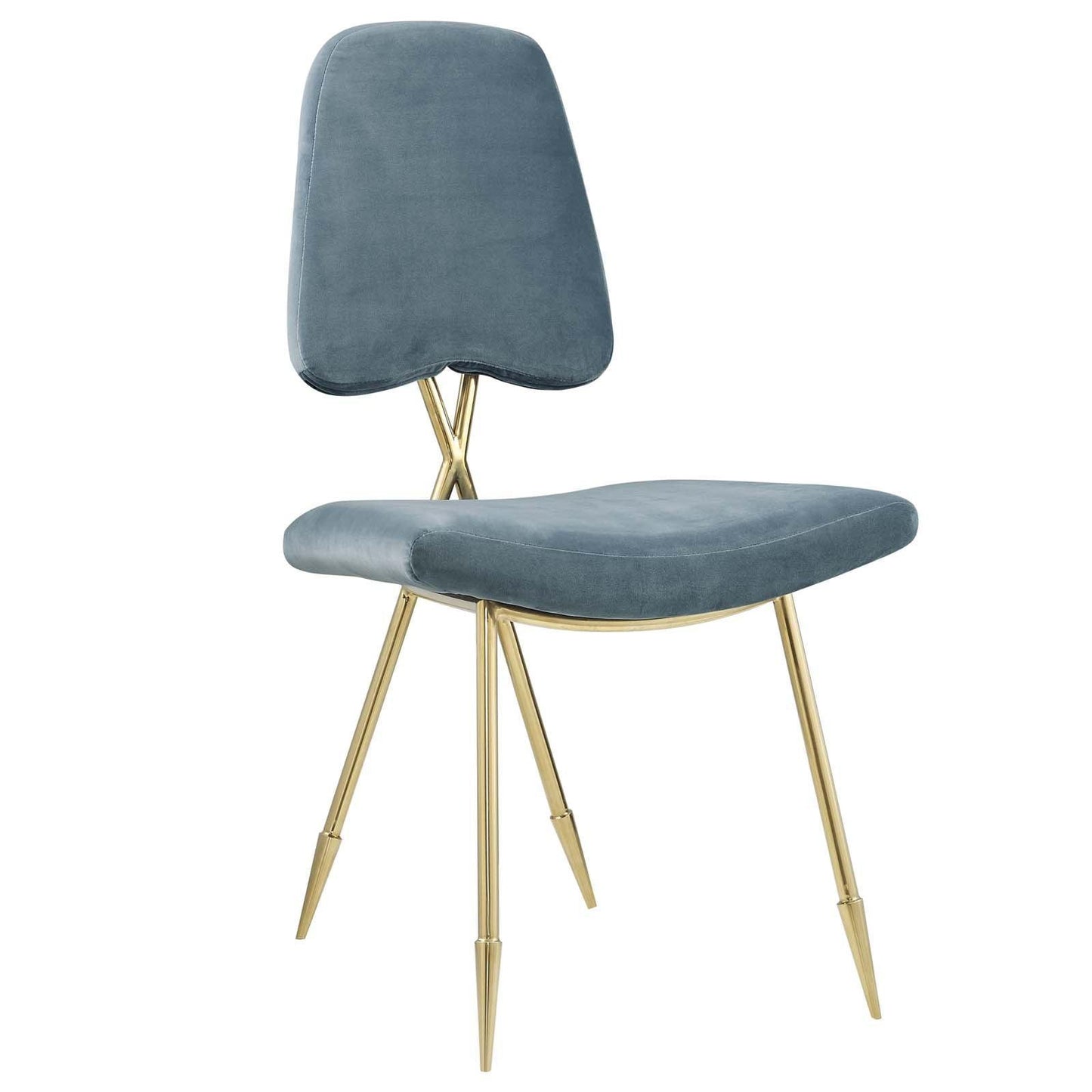 Modway Ponder Performance Velvet Dining Side Chair FredCo