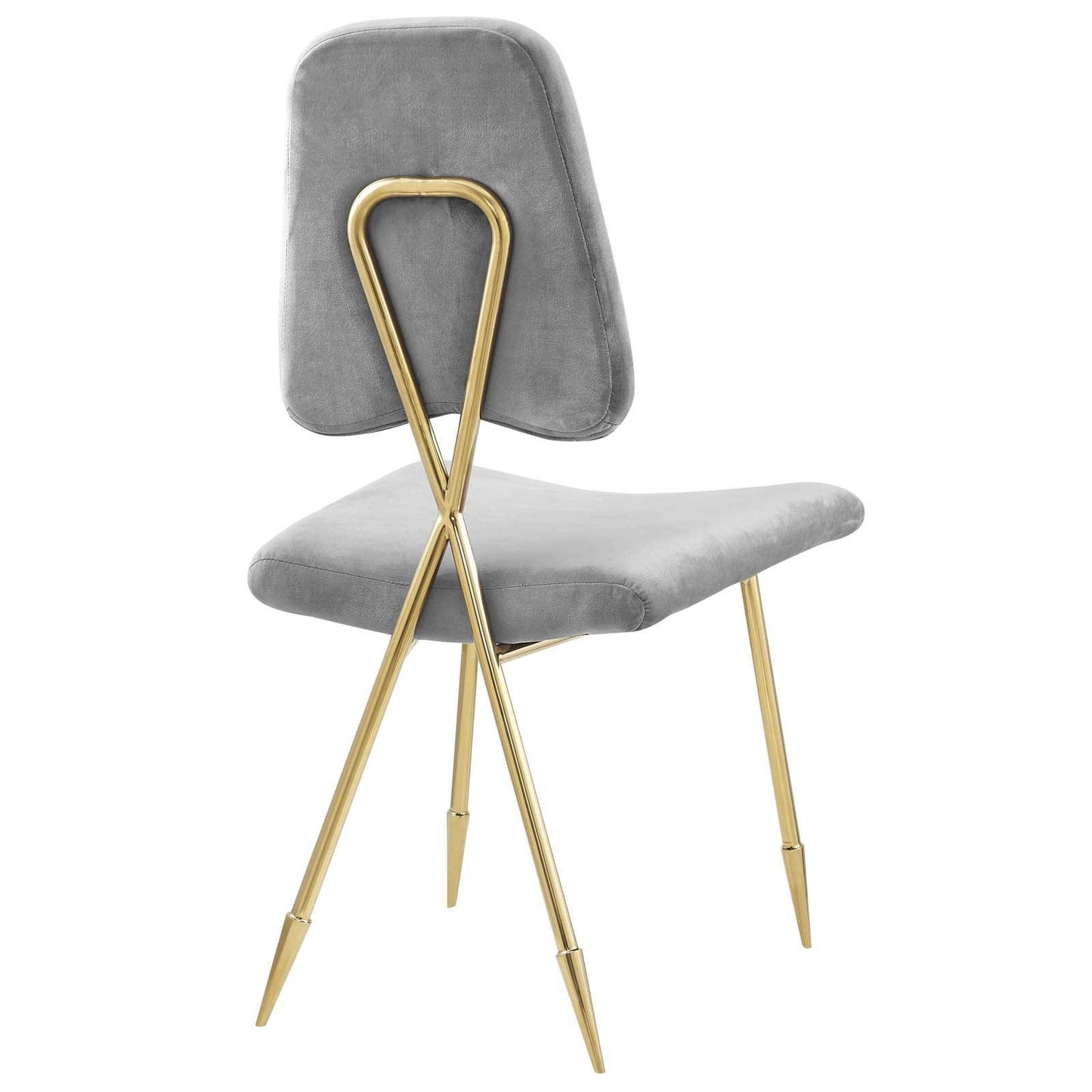 Modway Ponder Performance Velvet Dining Side Chair FredCo