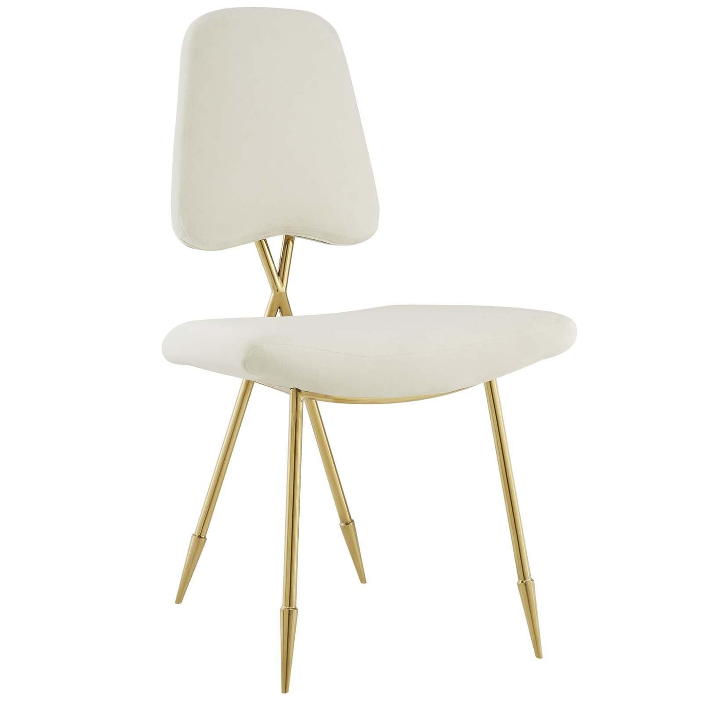 Modway Ponder Performance Velvet Dining Side Chair FredCo