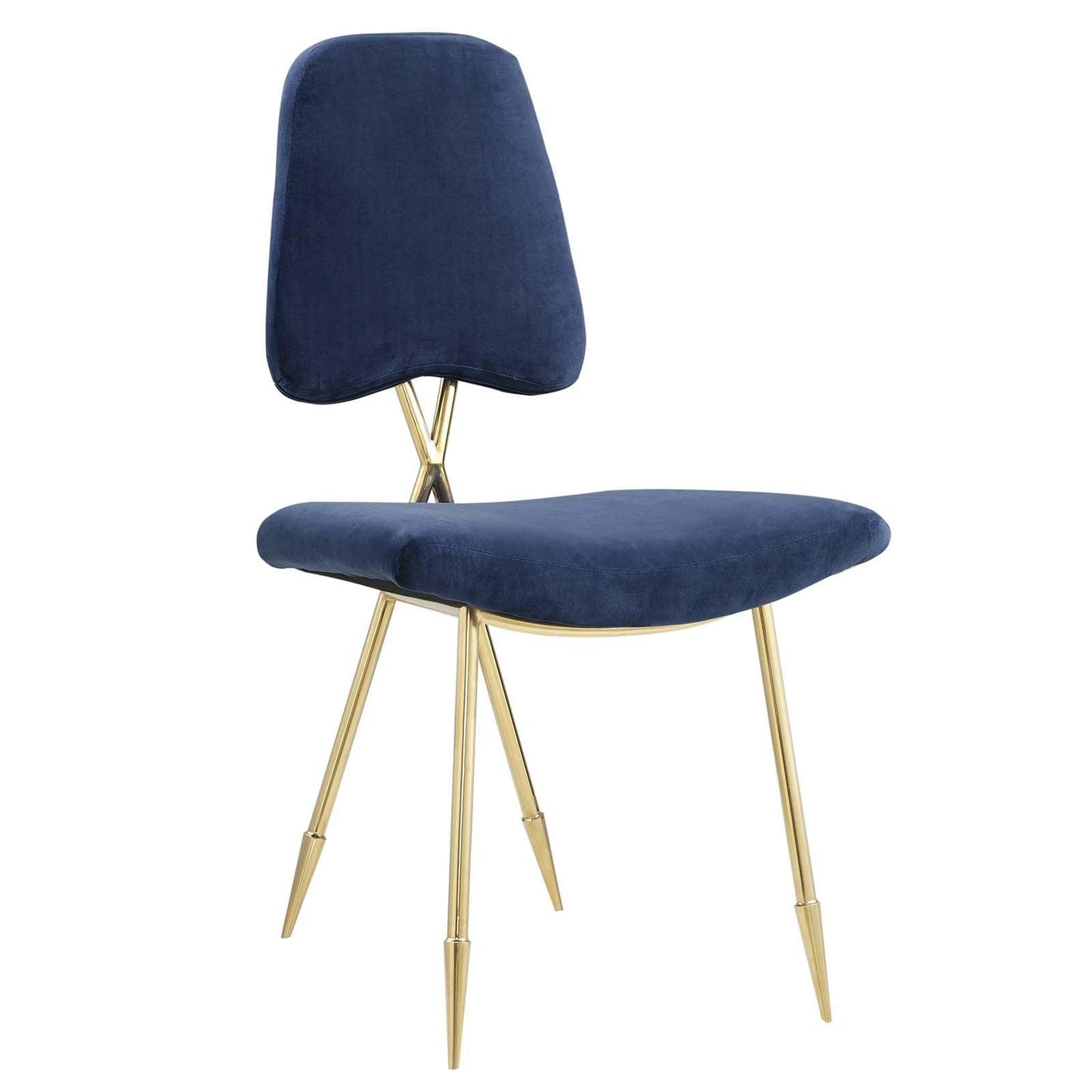 Modway Ponder Performance Velvet Dining Side Chair FredCo