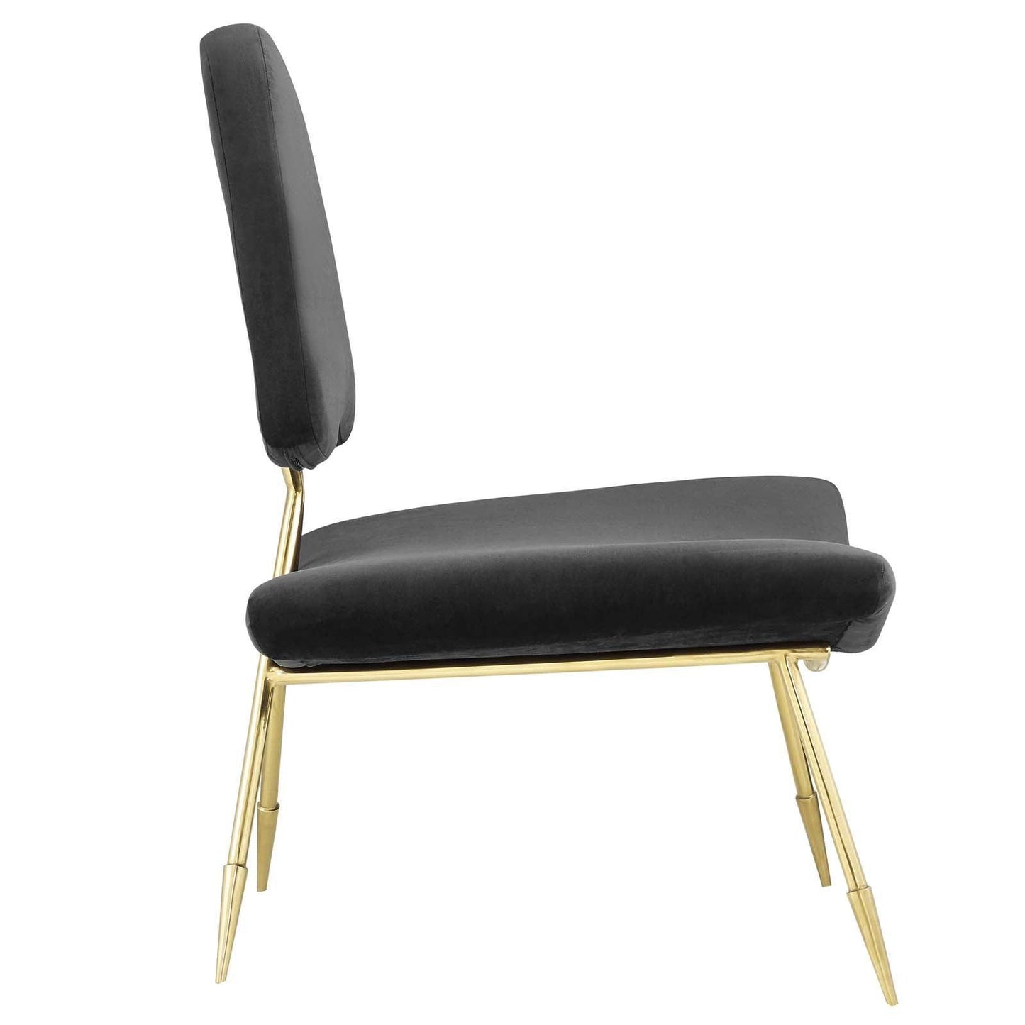 Modway Ponder Performance Velvet Lounge Chair FredCo