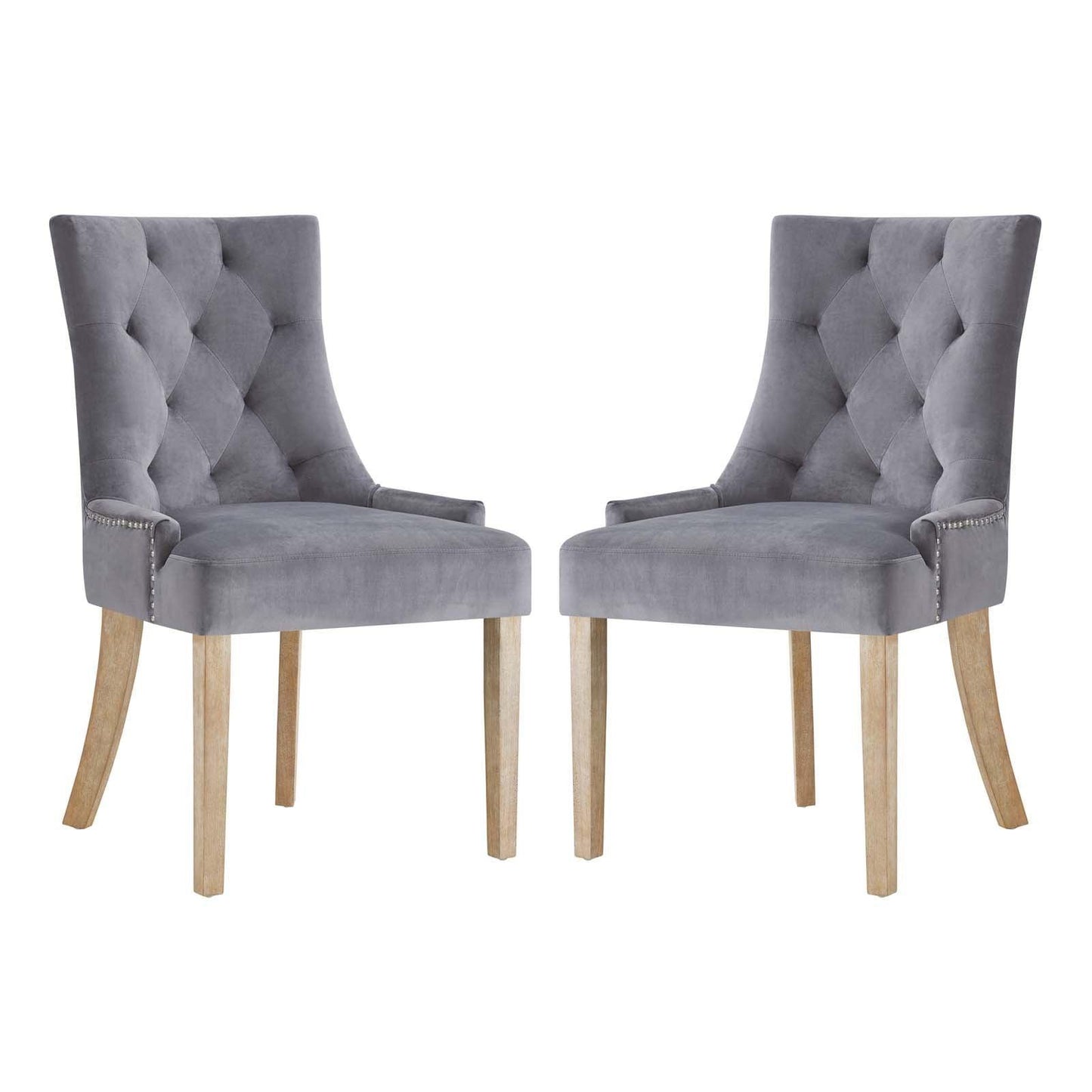 Modway Pose Dining Chair Performance Velvet Set of 2 FredCo