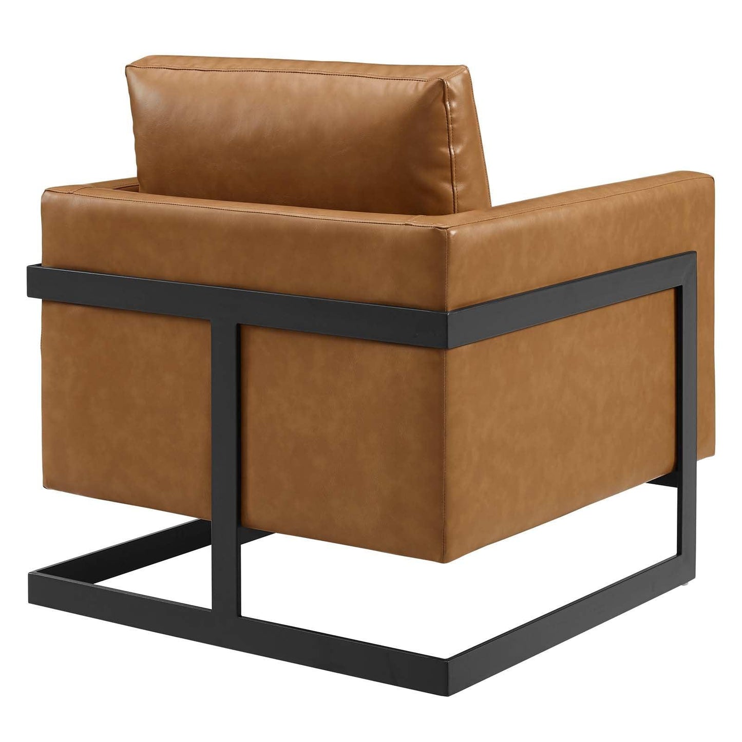 Modway Posse Vegan Leather Accent Chair FredCo