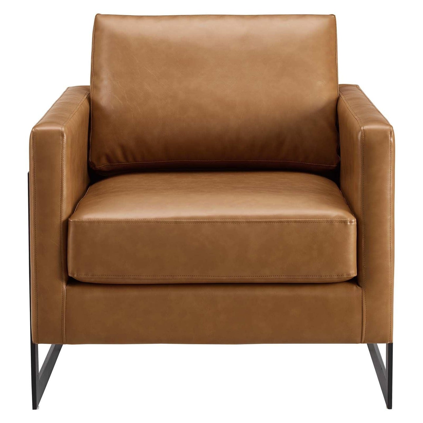 Modway Posse Vegan Leather Accent Chair FredCo