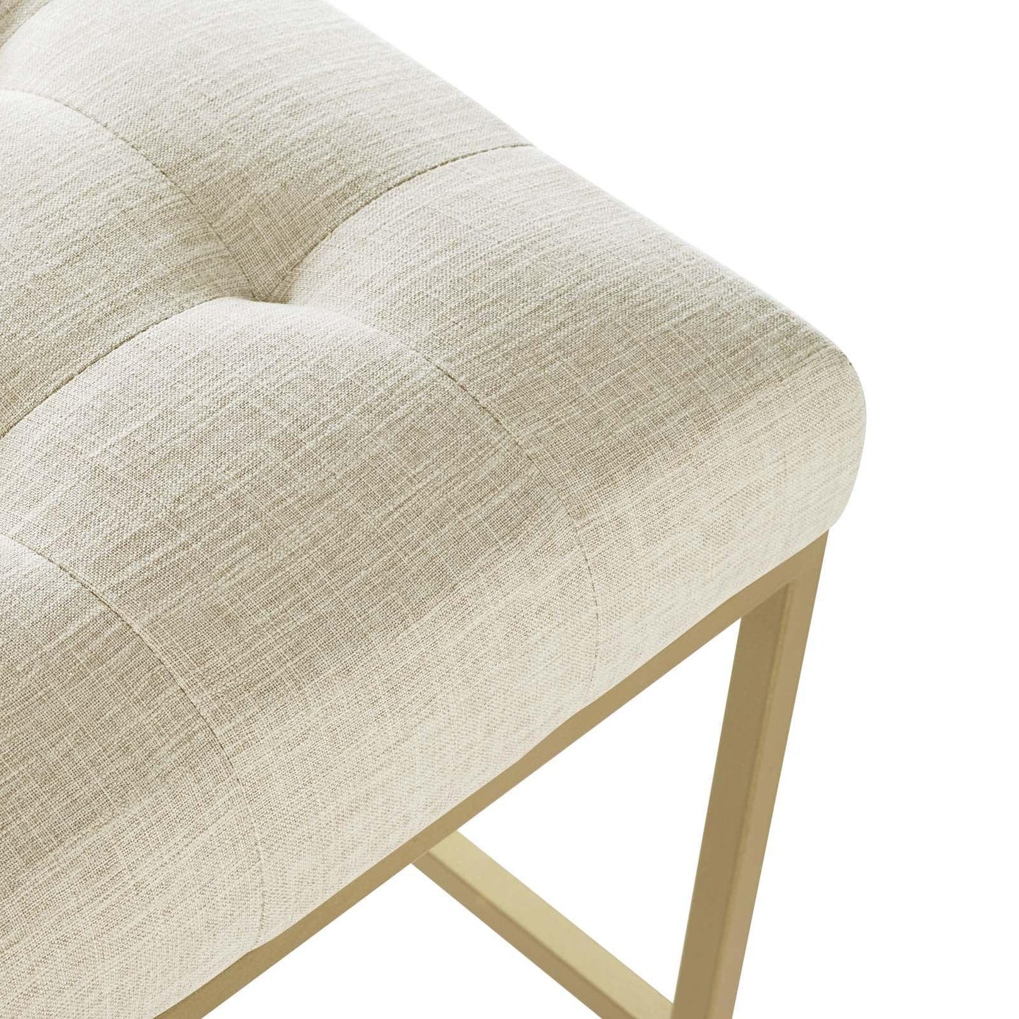 Modway Privy Counter Stool Upholstered Fabric Set of 2 FredCo