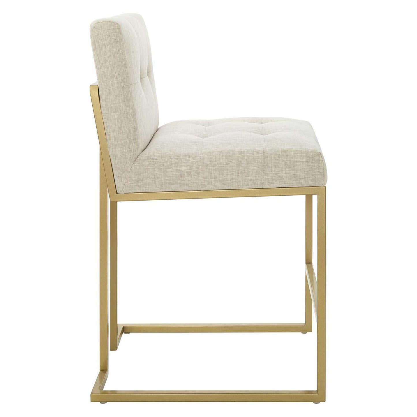 Modway Privy Counter Stool Upholstered Fabric Set of 2 FredCo