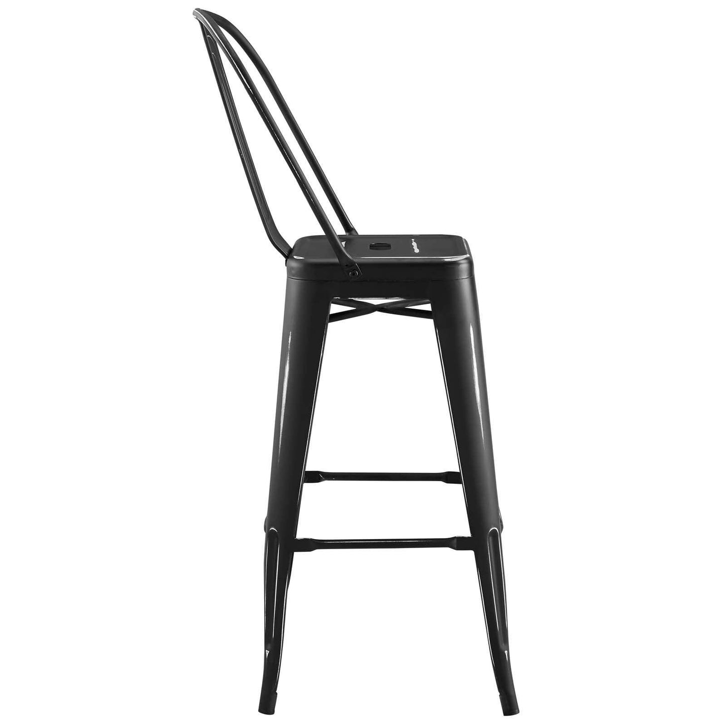 Modway Promenade Metal Bar Side Stool FredCo