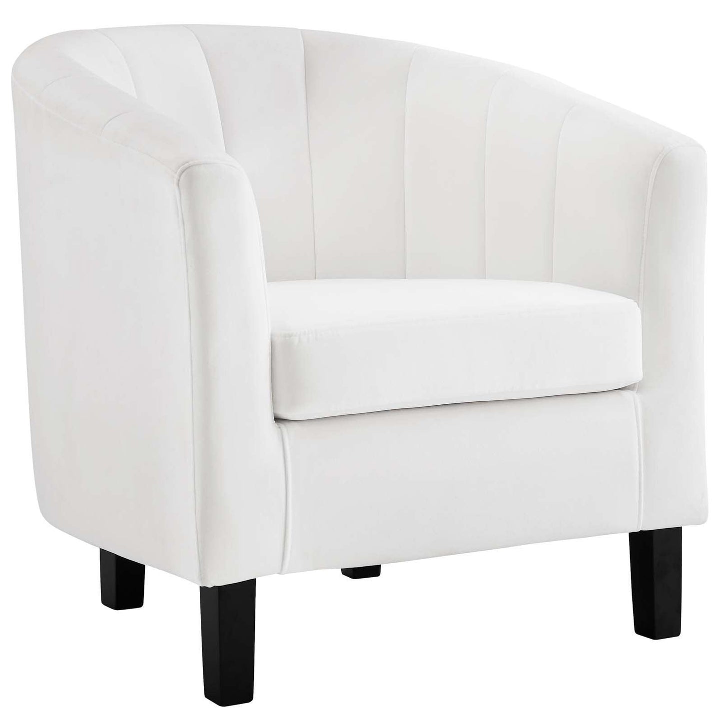 Modway Prospect Channel Tufted Performance Velvet Armchair FredCo