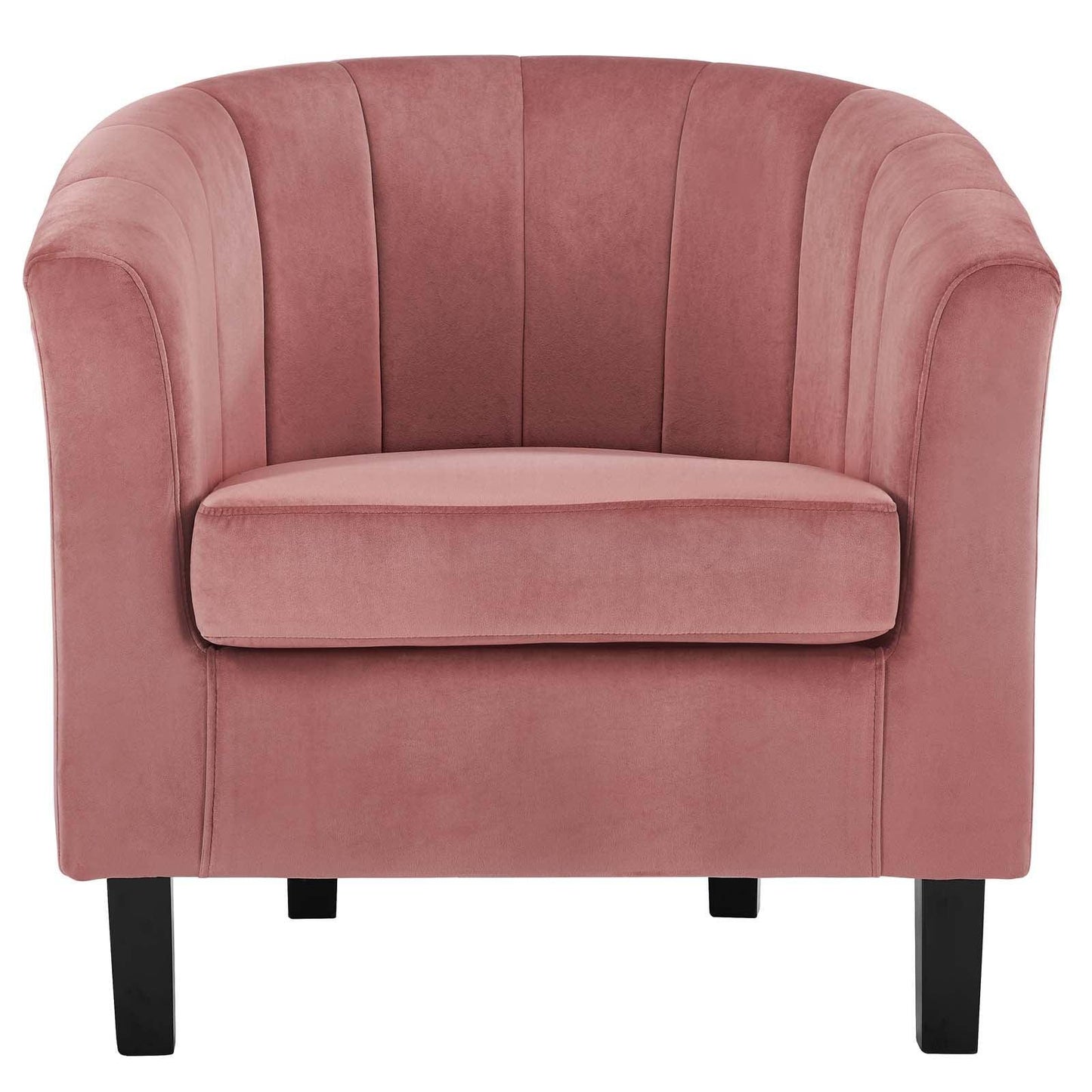 Modway Prospect Channel Tufted Performance Velvet Armchair FredCo