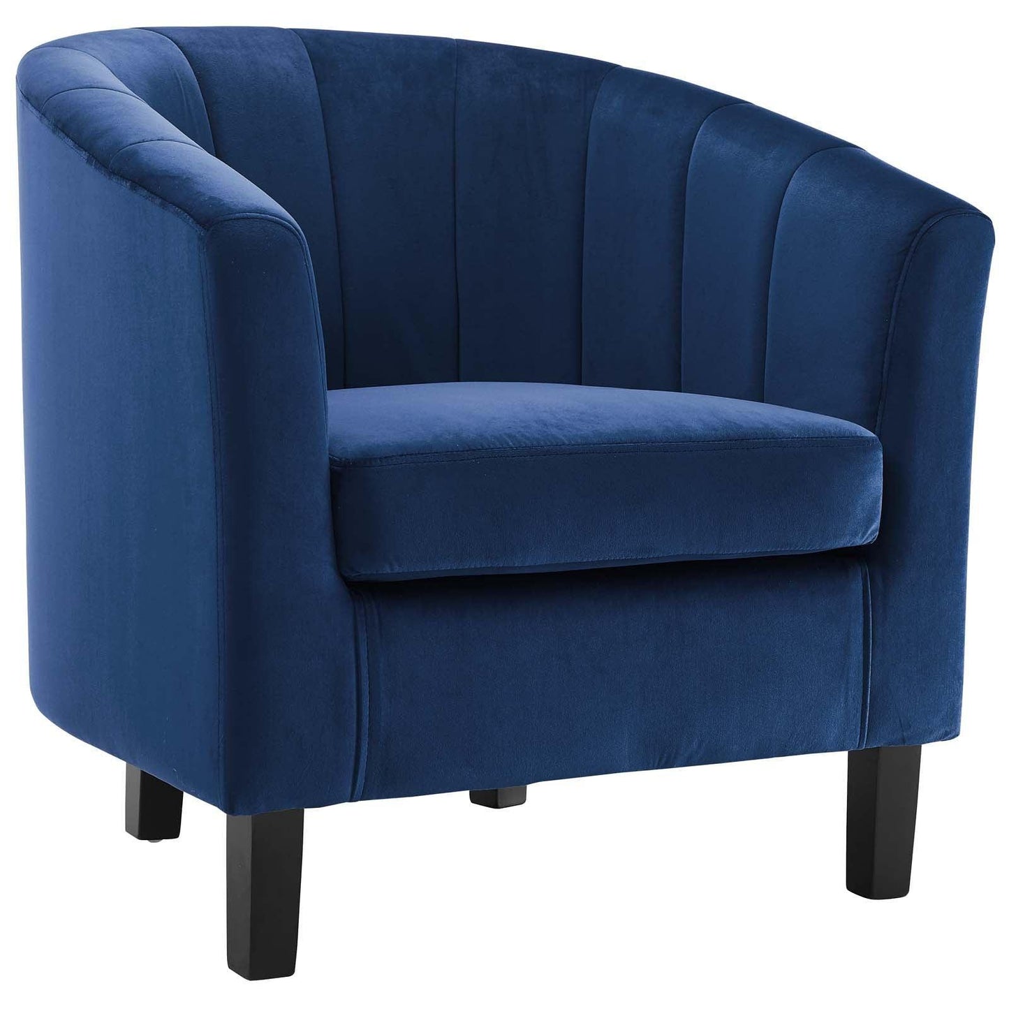 Modway Prospect Channel Tufted Performance Velvet Armchair FredCo