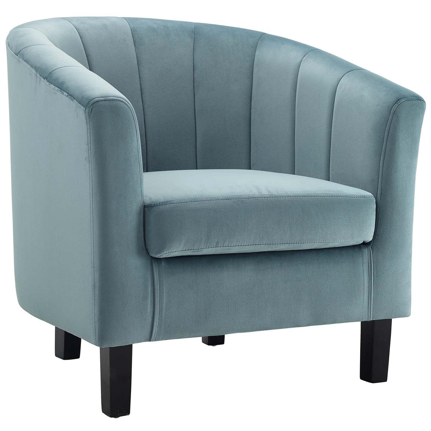 Modway Prospect Channel Tufted Performance Velvet Armchair FredCo
