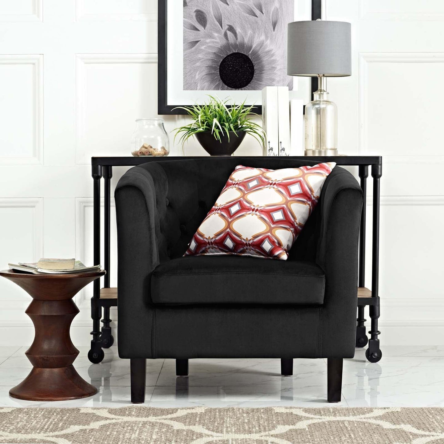 Modway Prospect Performance Velvet Armchair FredCo