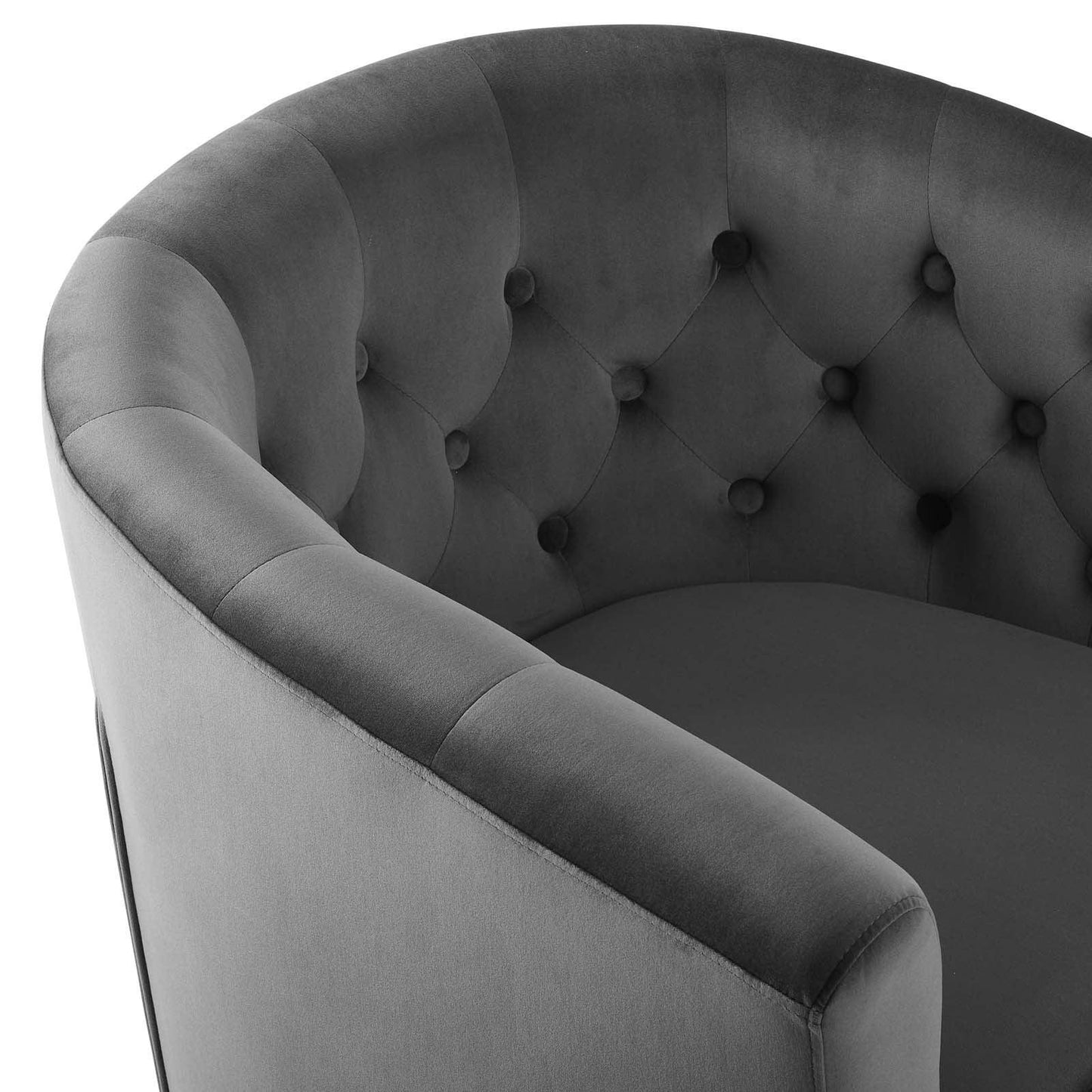 Modway Prospect Tufted Performance Velvet Swivel Armchair FredCo