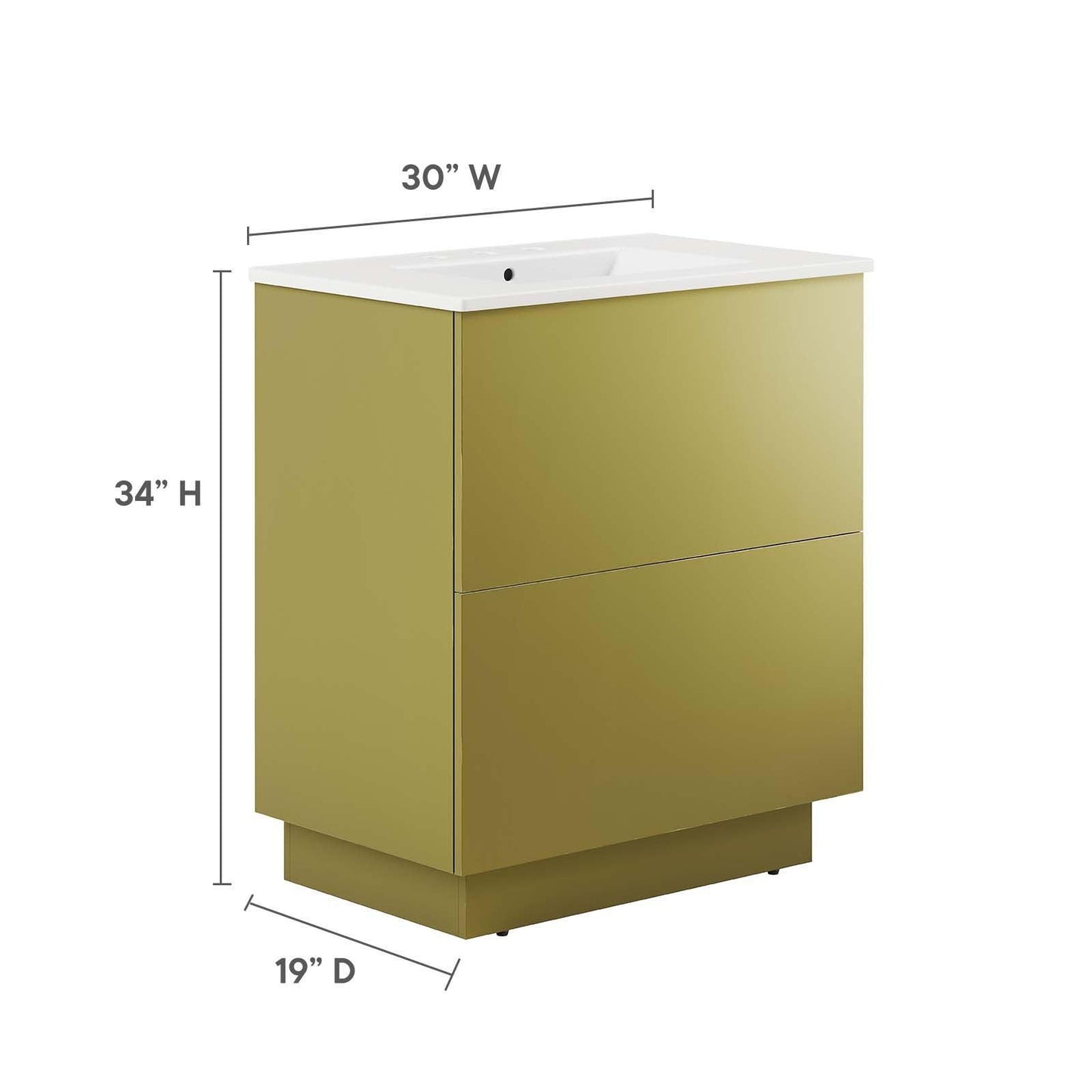 Modway Quantum 30" Bathroom Vanity FredCo