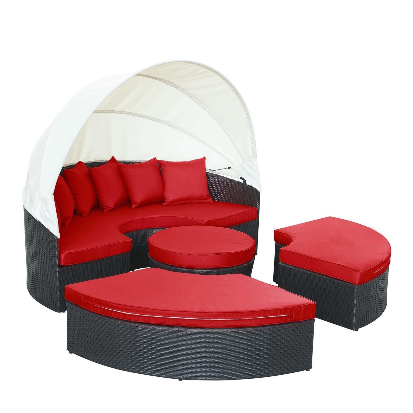 Modway Quest Canopy Outdoor Patio Daybed FredCo