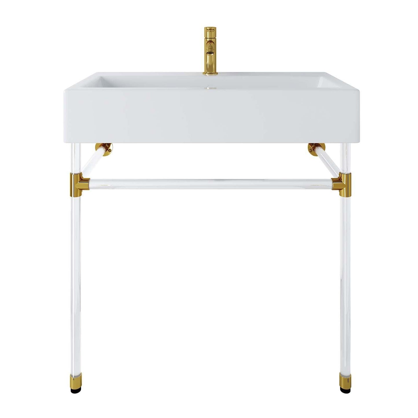 Modway Redeem 32" Acrylic Wall-Mount Bathroom Vanity FredCo