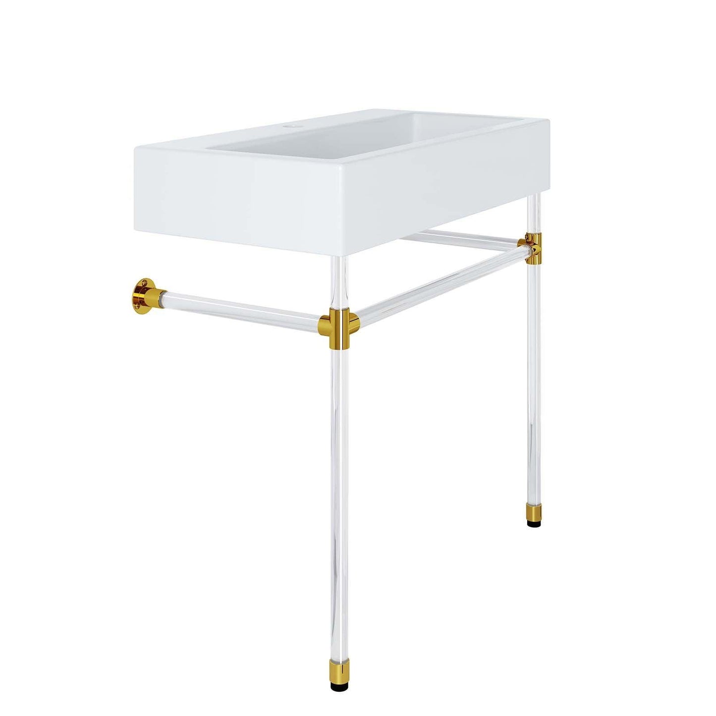 Modway Redeem 32" Acrylic Wall-Mount Bathroom Vanity FredCo